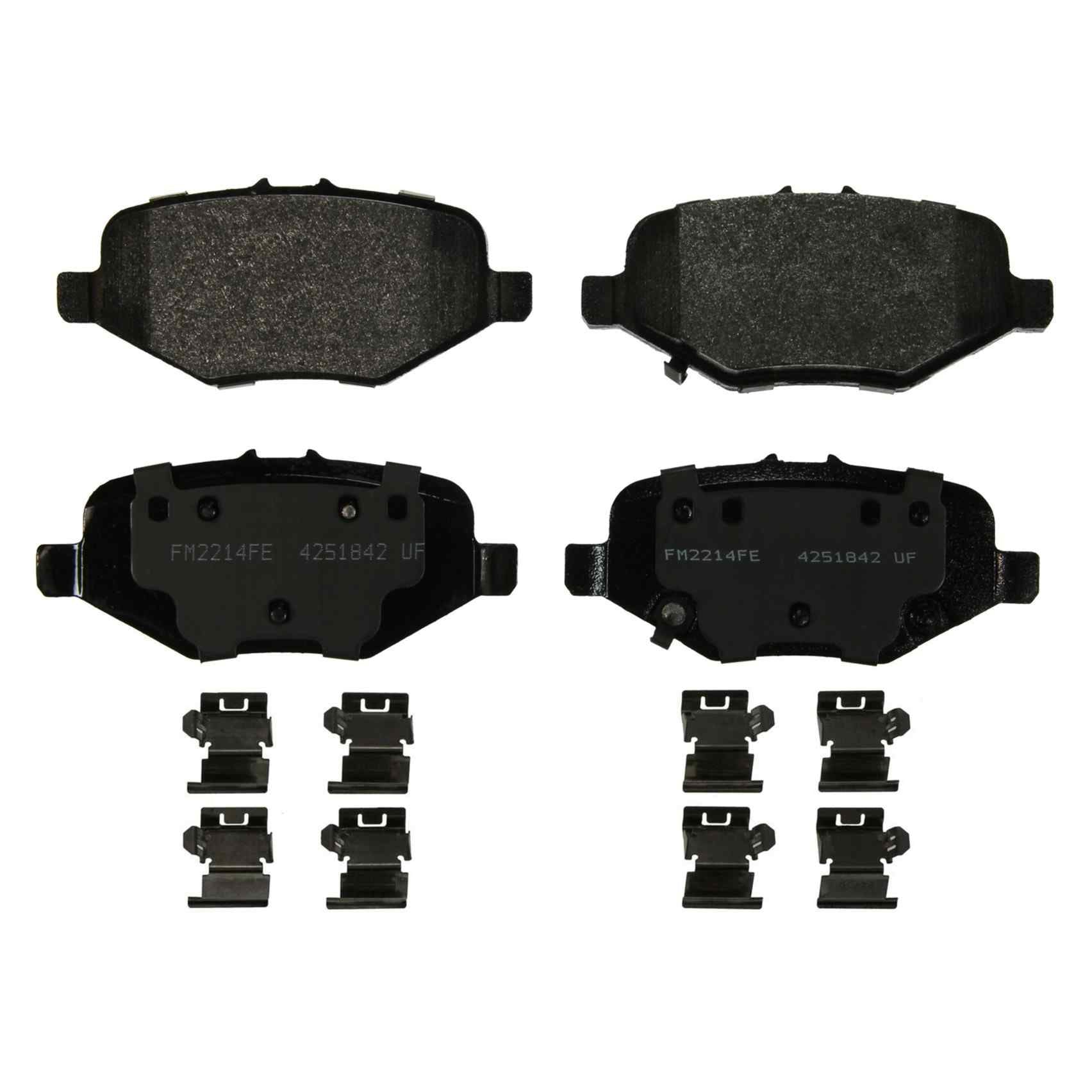 Wagner Brake Disc Brake Pad Set  top view frsport SX1612