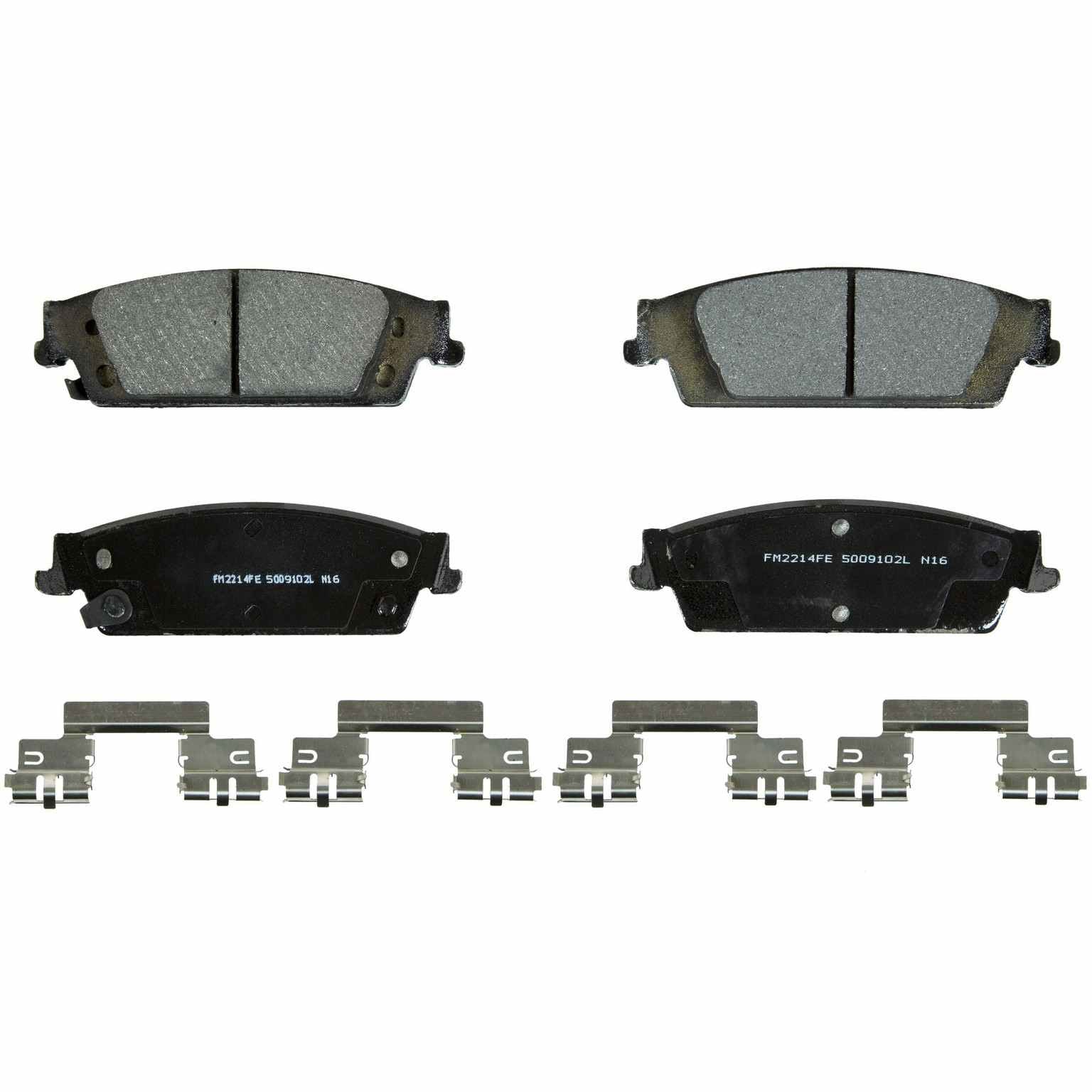 Wagner Brake Disc Brake Pad Set  top view frsport SX1707