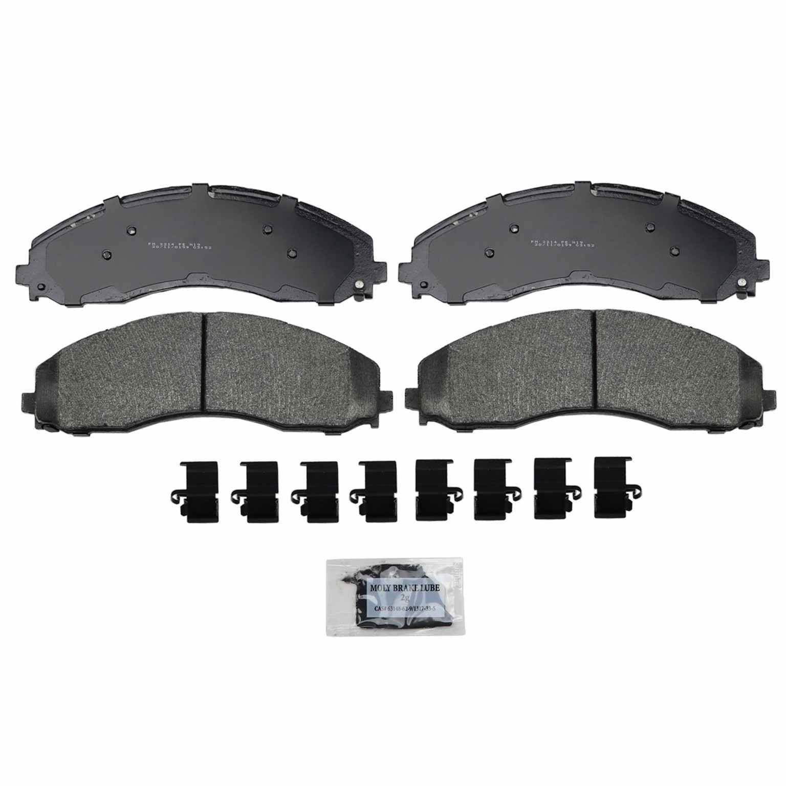 Wagner Brake Disc Brake Pad Set  top view frsport SX2018