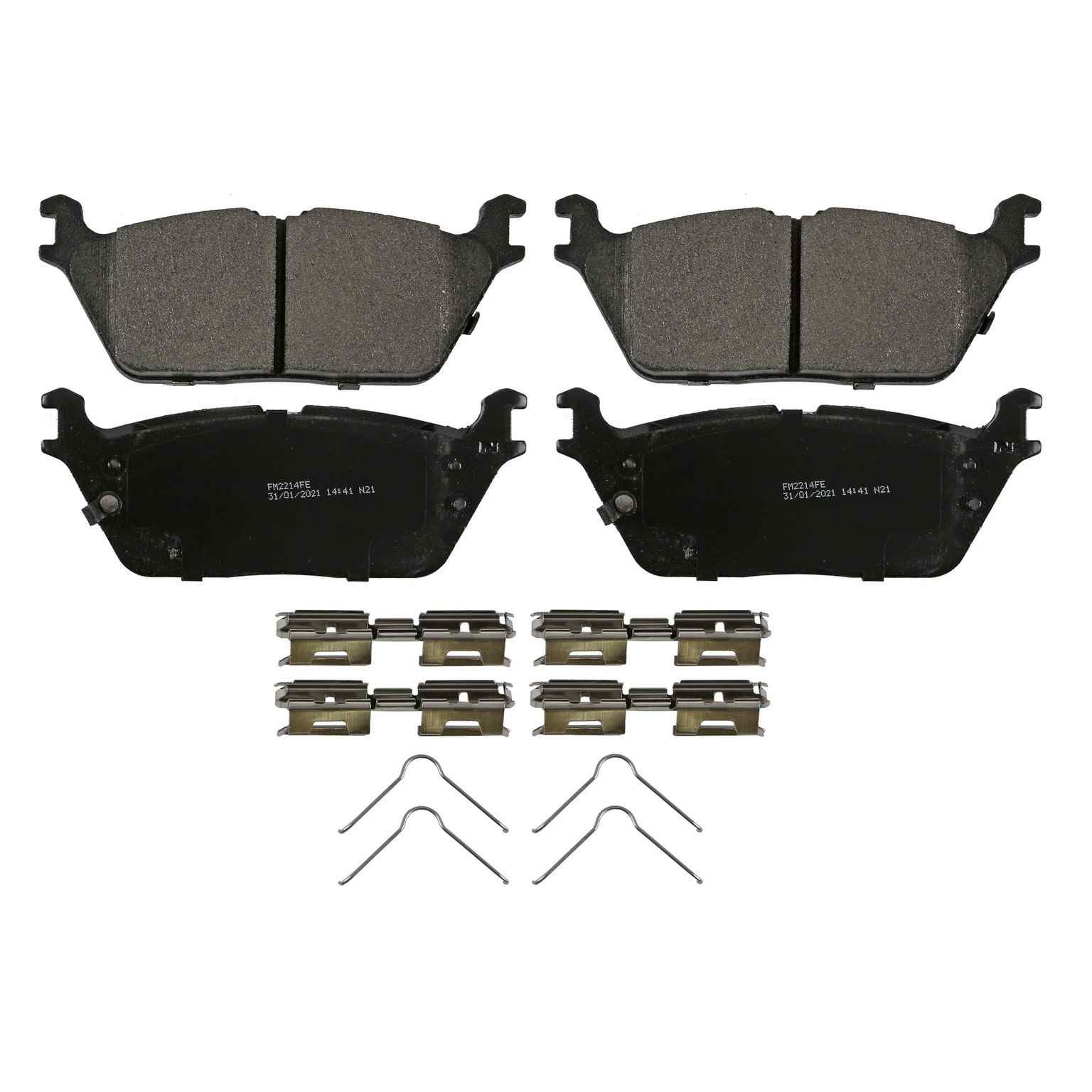 Wagner Brake Disc Brake Pad Set  top view frsport SX2169