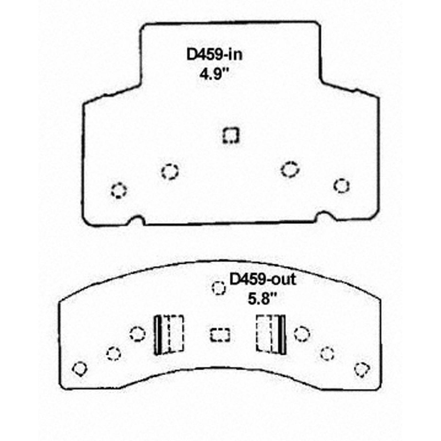 wagner brake disc brake pad set  frsport sx459