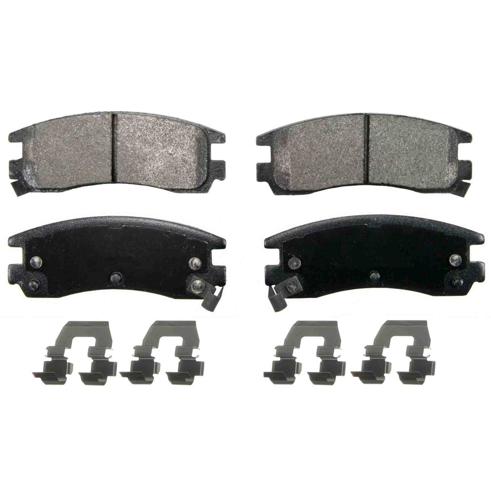 Wagner Brake Disc Brake Pad Set  top view frsport SX714