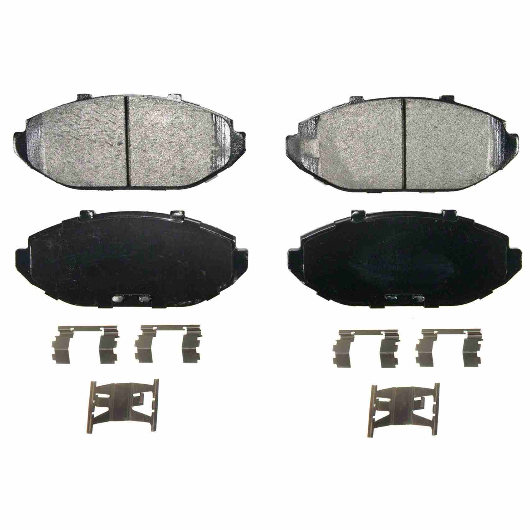 Wagner Brake Disc Brake Pad Set  top view frsport SX748