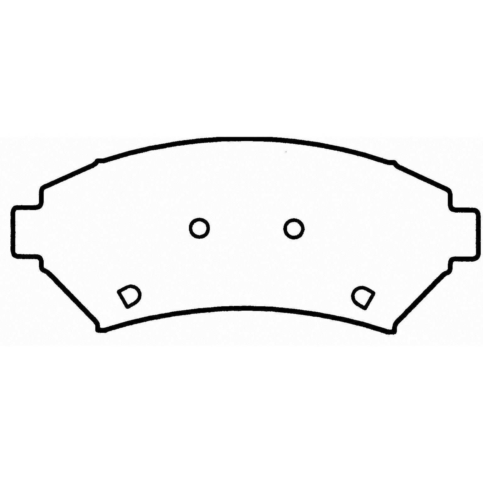 wagner brake disc brake pad set  frsport sx818