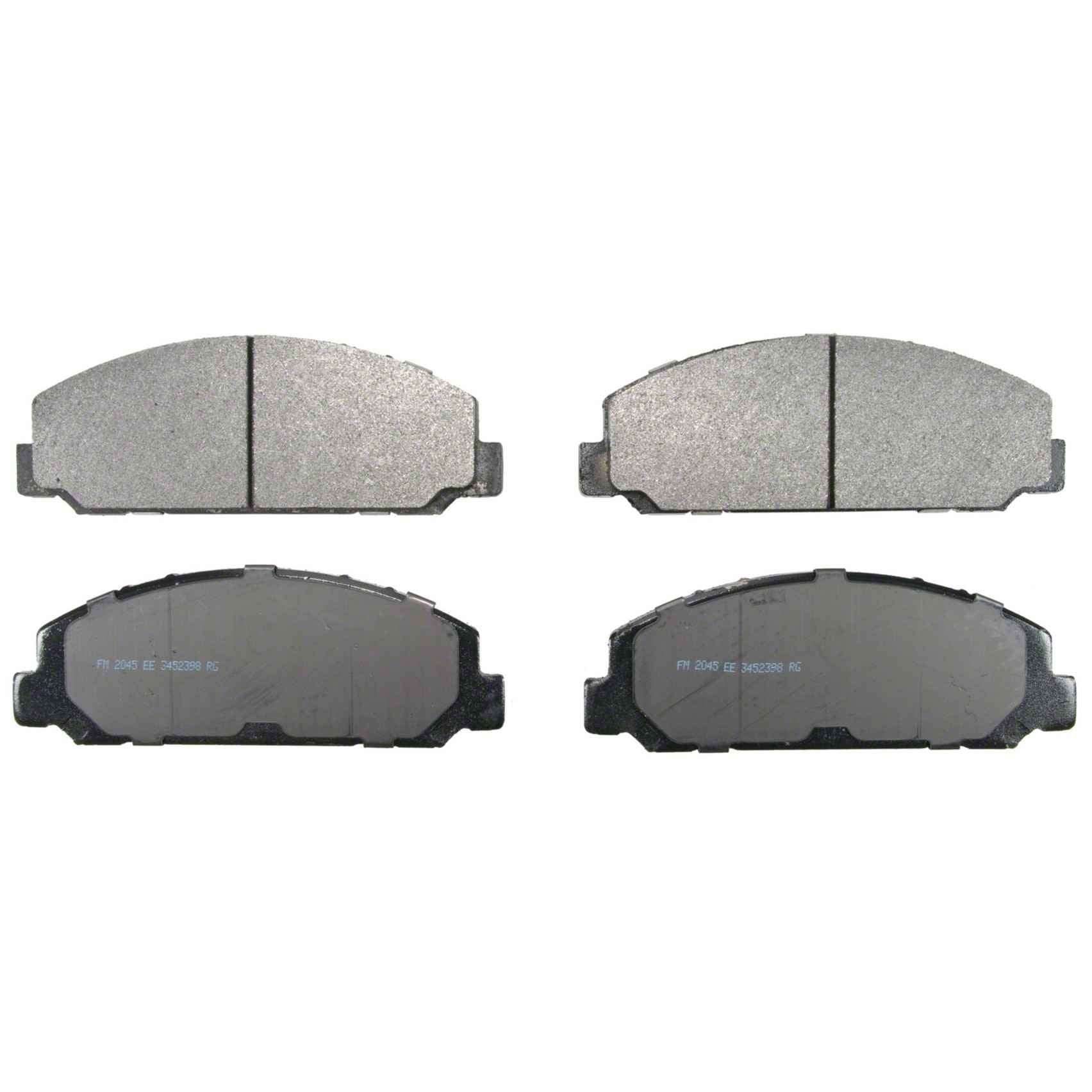 Wagner Brake Disc Brake Pad Set  top view frsport SX827