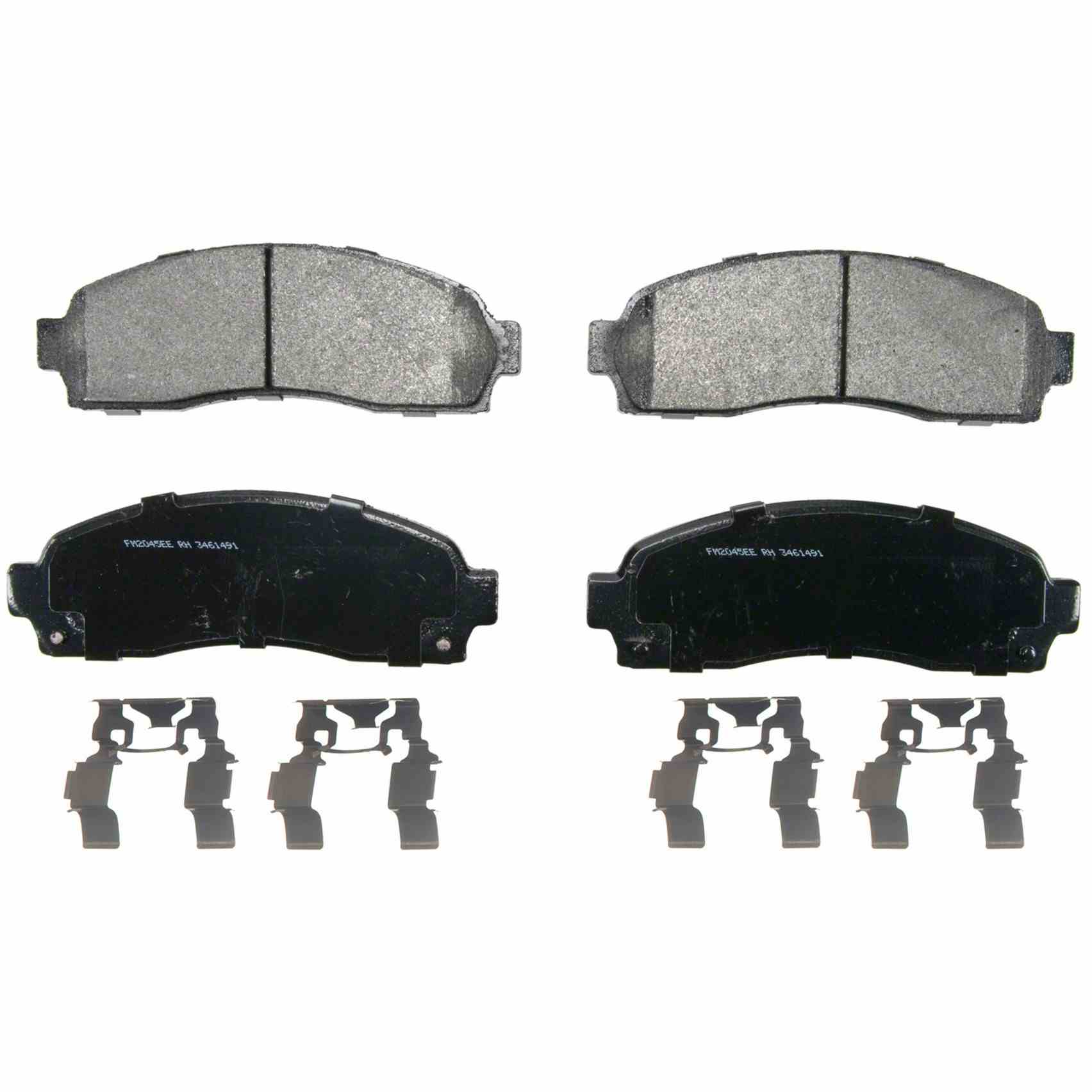 Wagner Brake Disc Brake Pad Set  top view frsport SX833