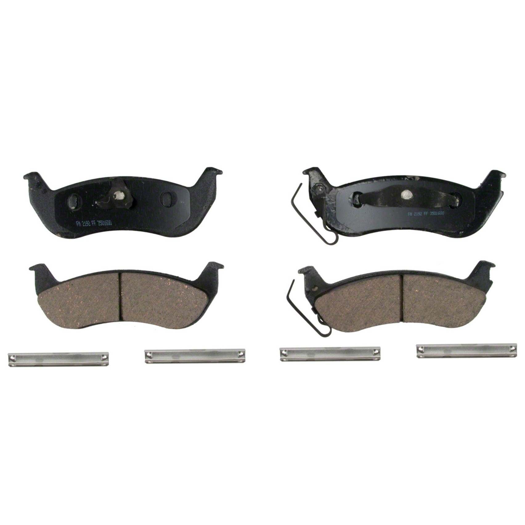 Wagner Brake Disc Brake Pad Set  top view frsport SX932