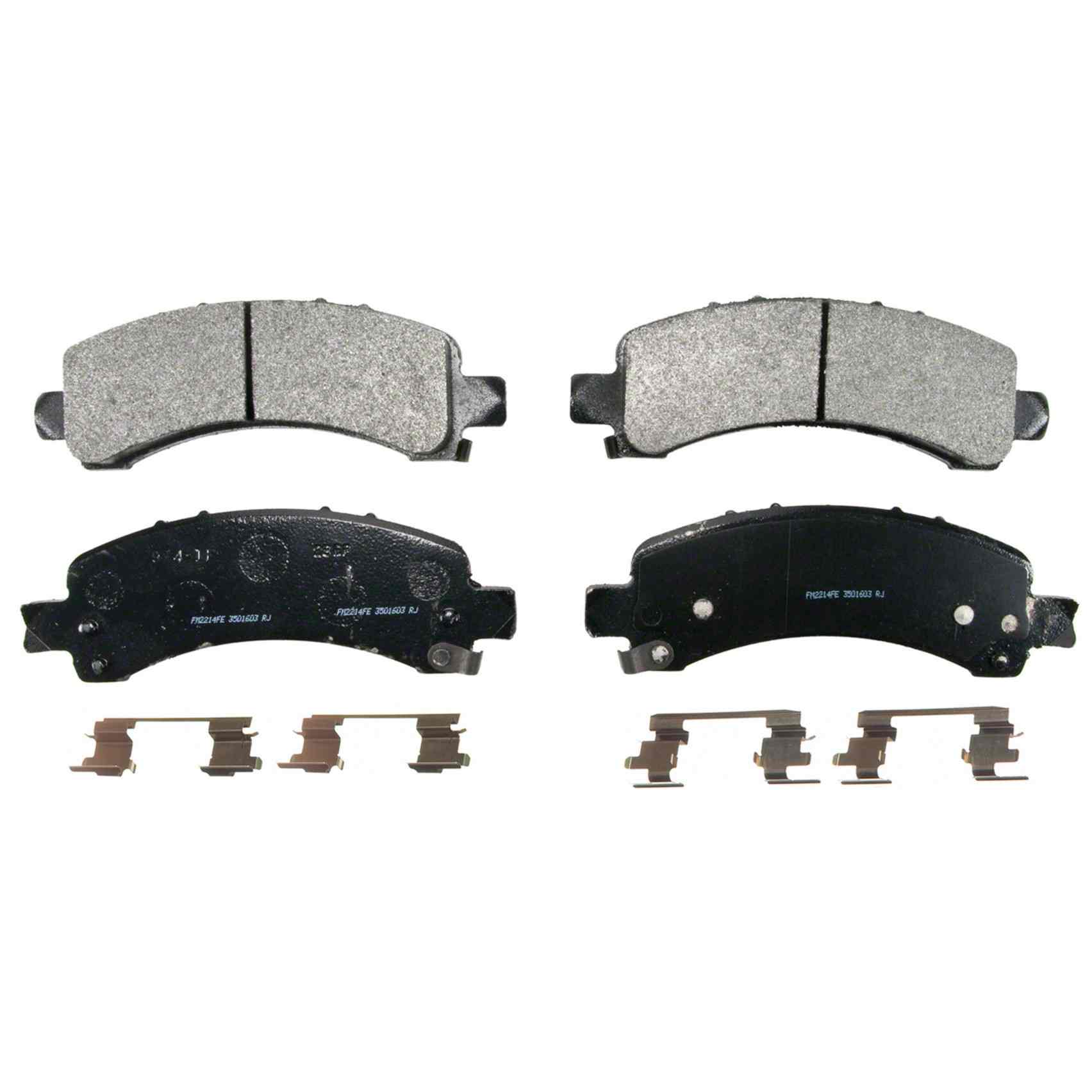 Wagner Brake Disc Brake Pad Set  top view frsport SX974