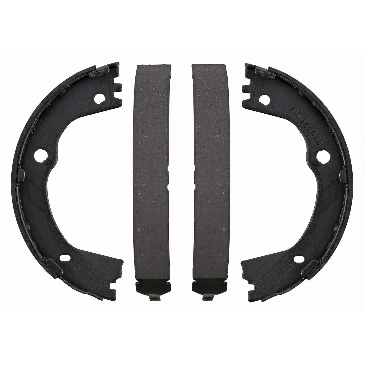 Wagner Brake Parking Brake Shoe  top view frsport Z1086