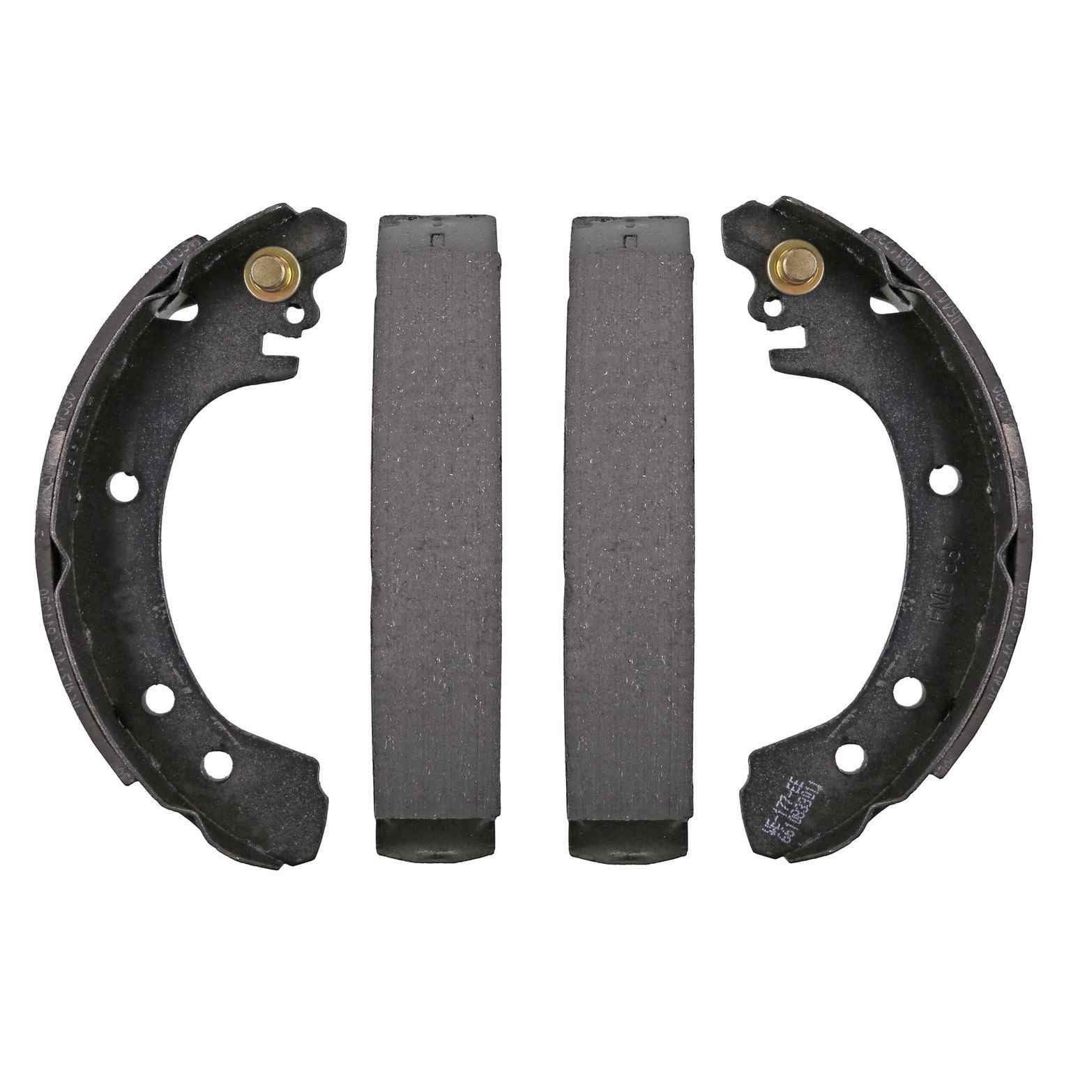 Wagner Brake Drum Brake Shoe  top view frsport Z637