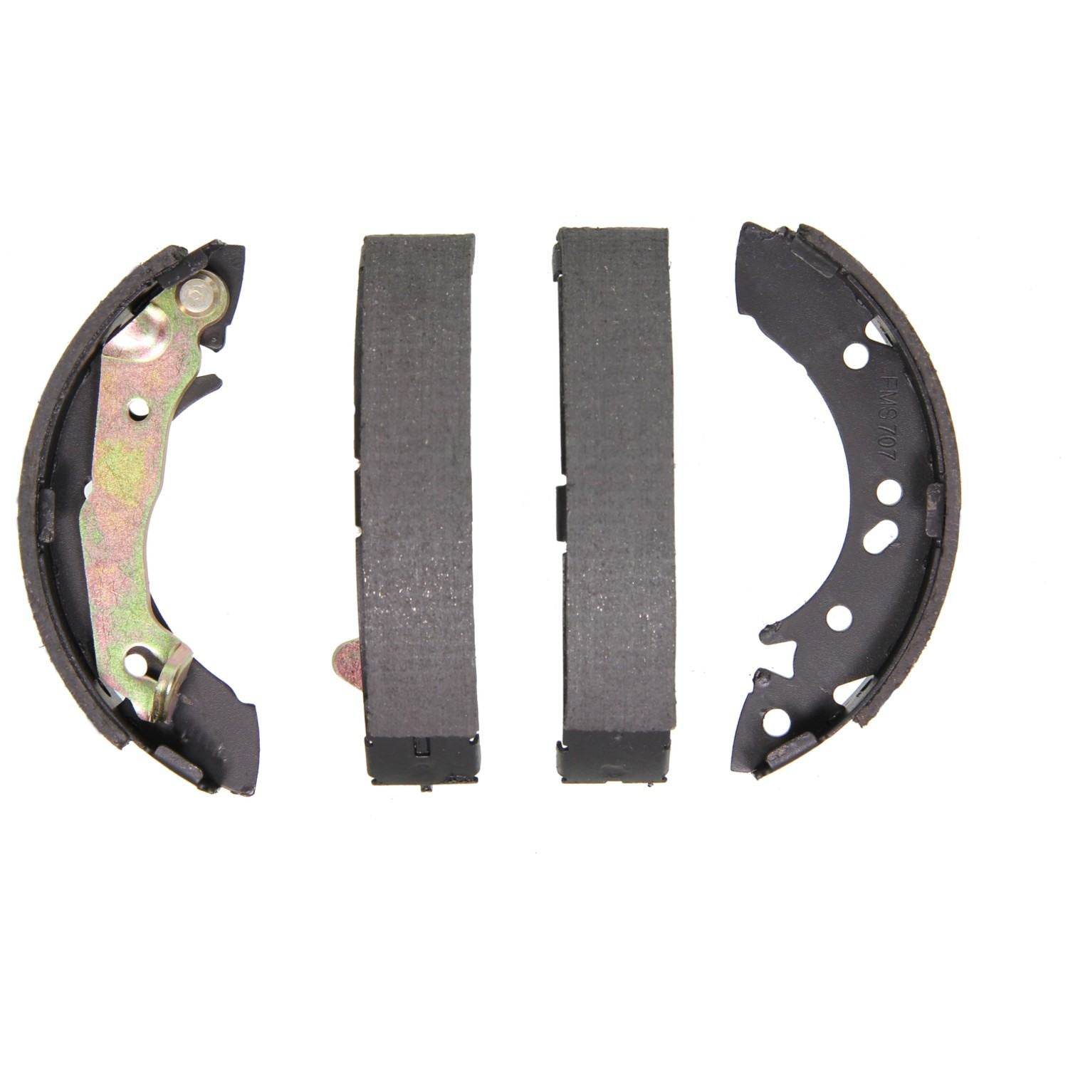 Wagner Brake Drum Brake Shoe  top view frsport Z707