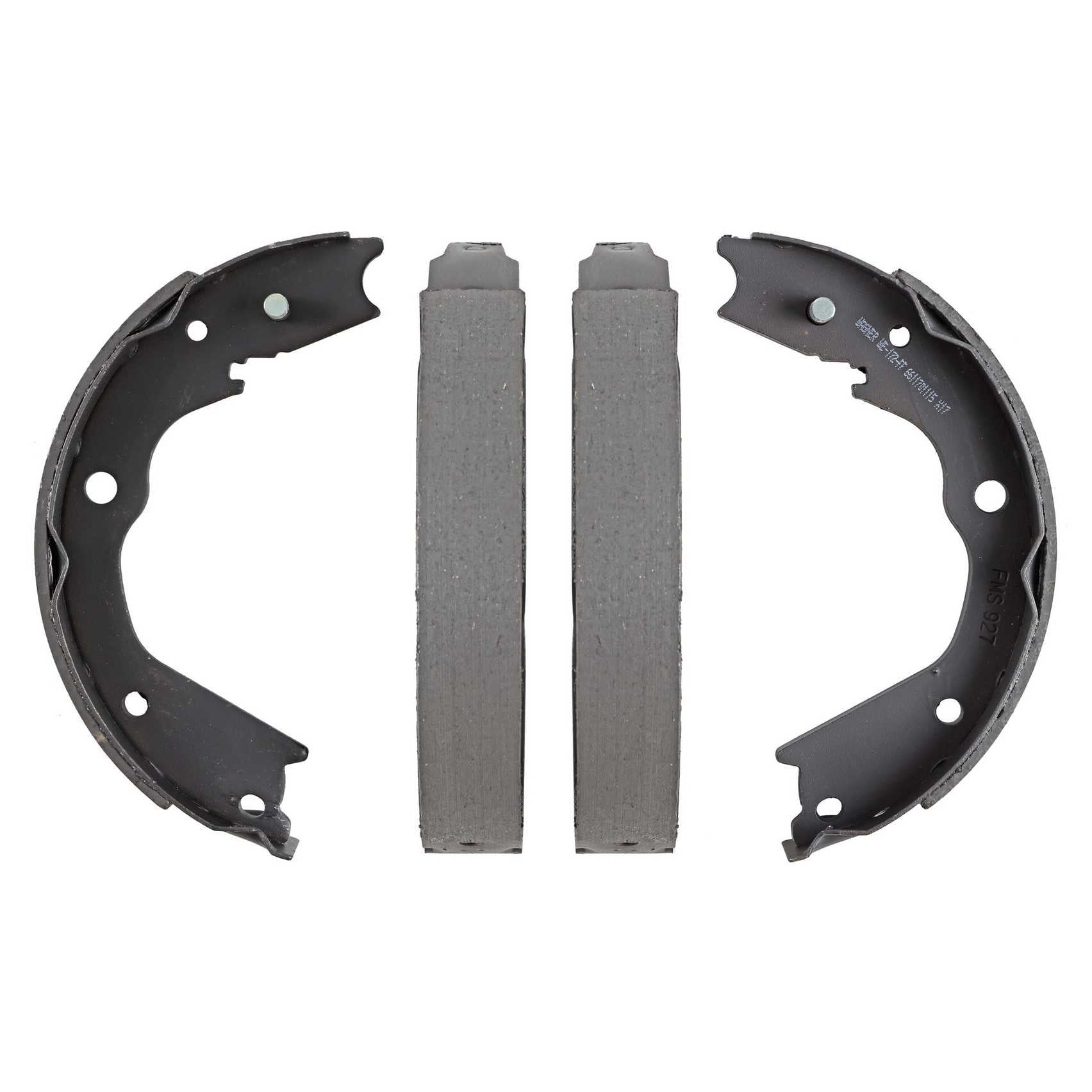 Wagner Brake Parking Brake Shoe  top view frsport Z927