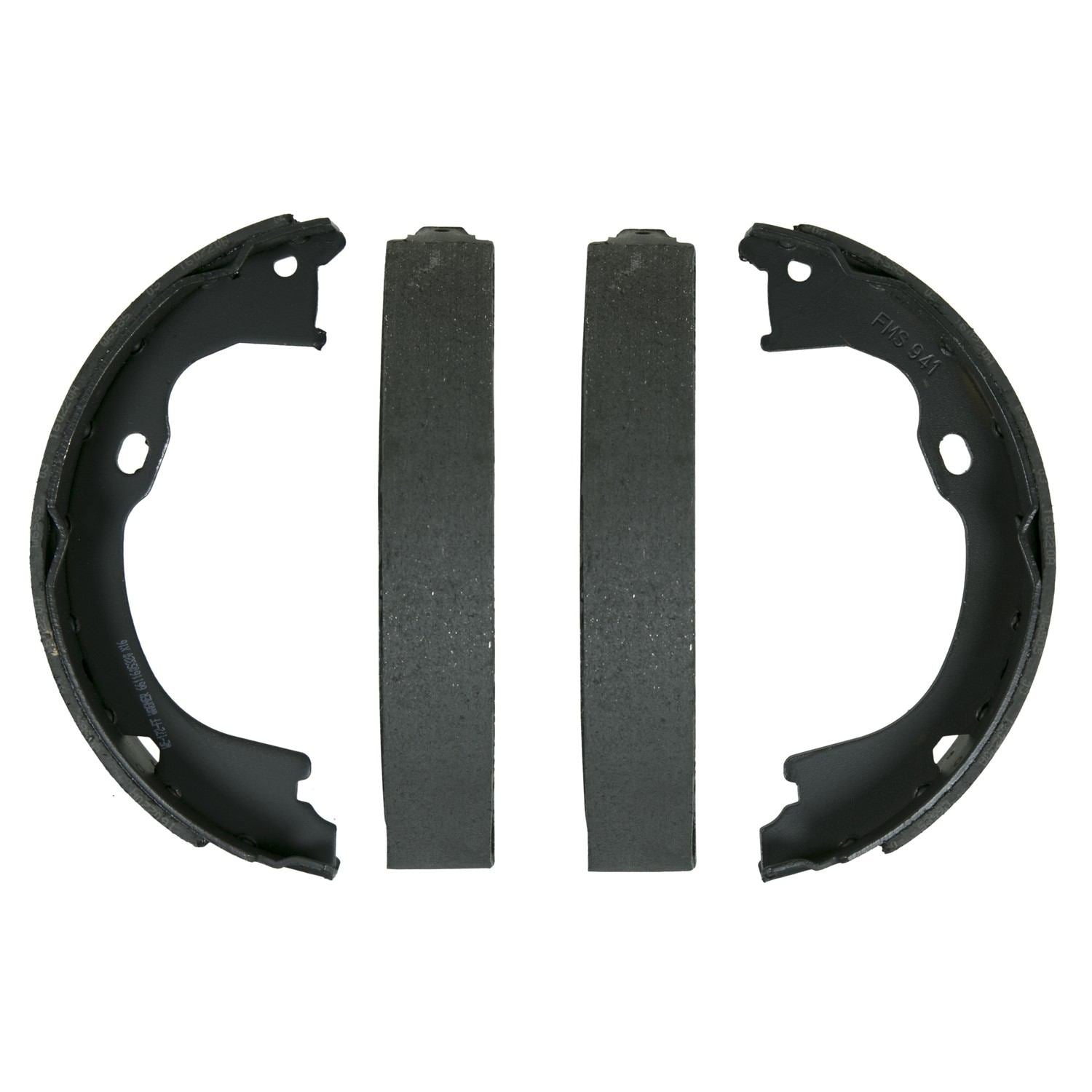 Wagner Brake Parking Brake Shoe  top view frsport Z941