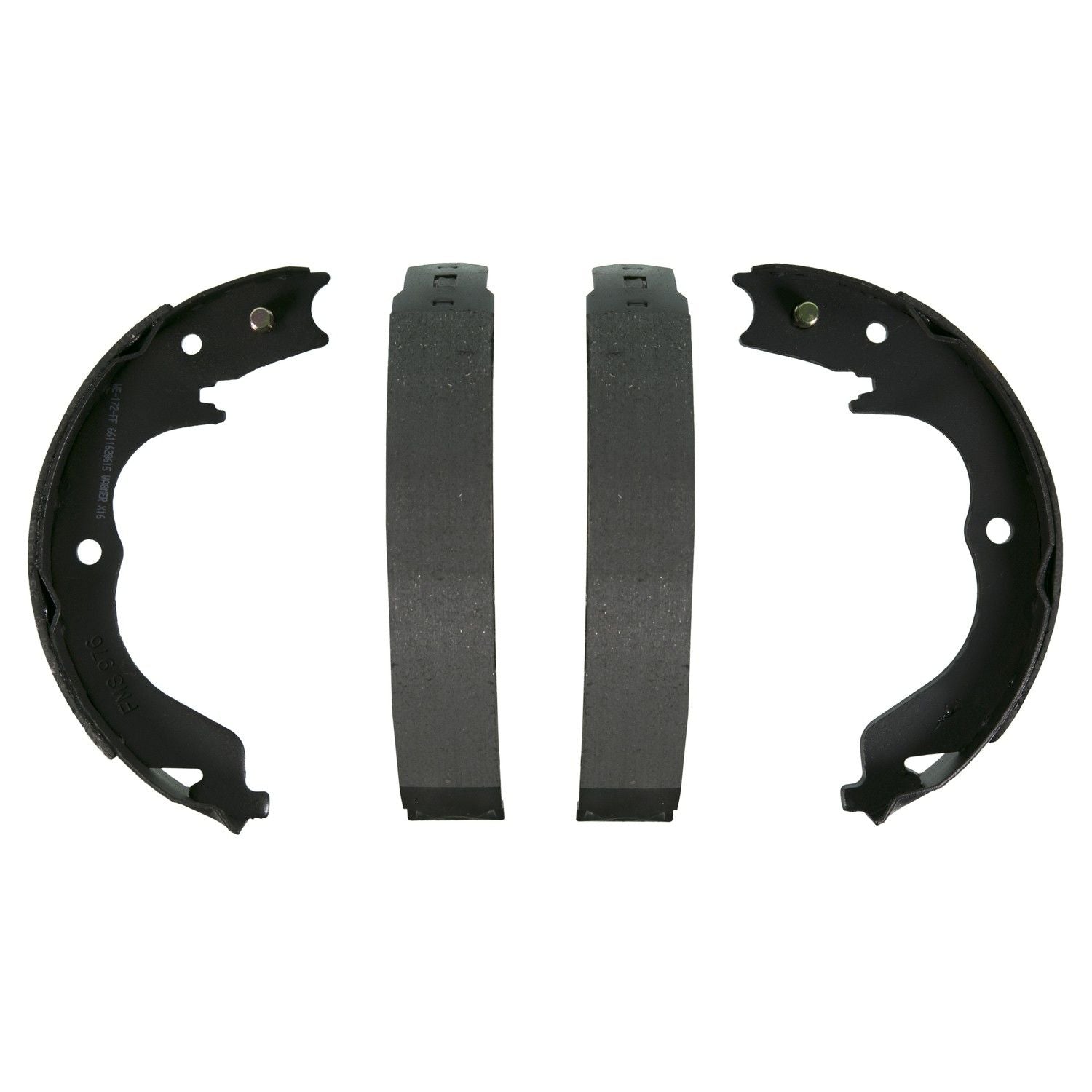 Wagner Brake Parking Brake Shoe  top view frsport Z976