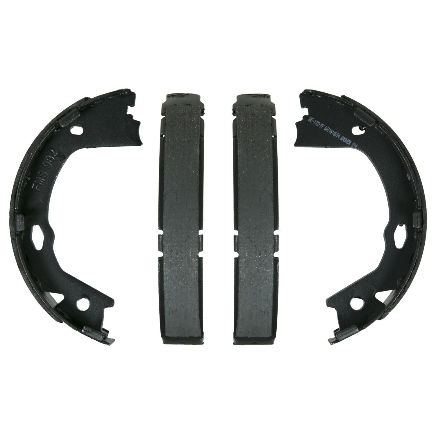 wagner brake parking brake shoe  frsport z982