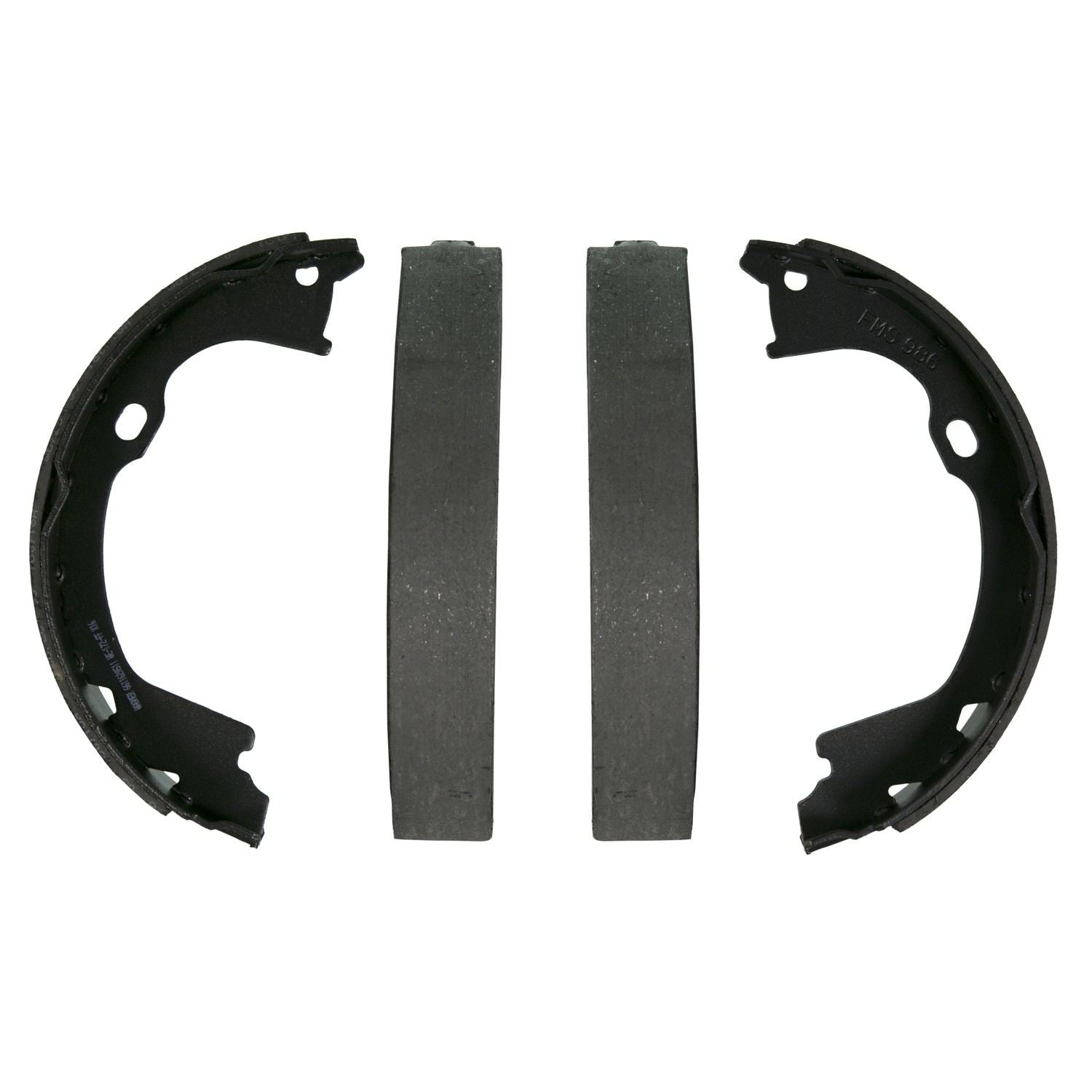 Wagner Brake Parking Brake Shoe  top view frsport Z986