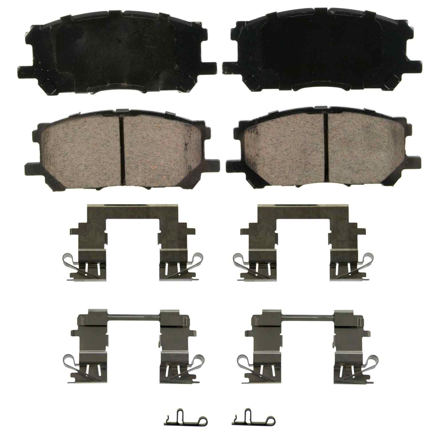 Wagner Brake Disc Brake Pad Set  top view frsport ZD1005