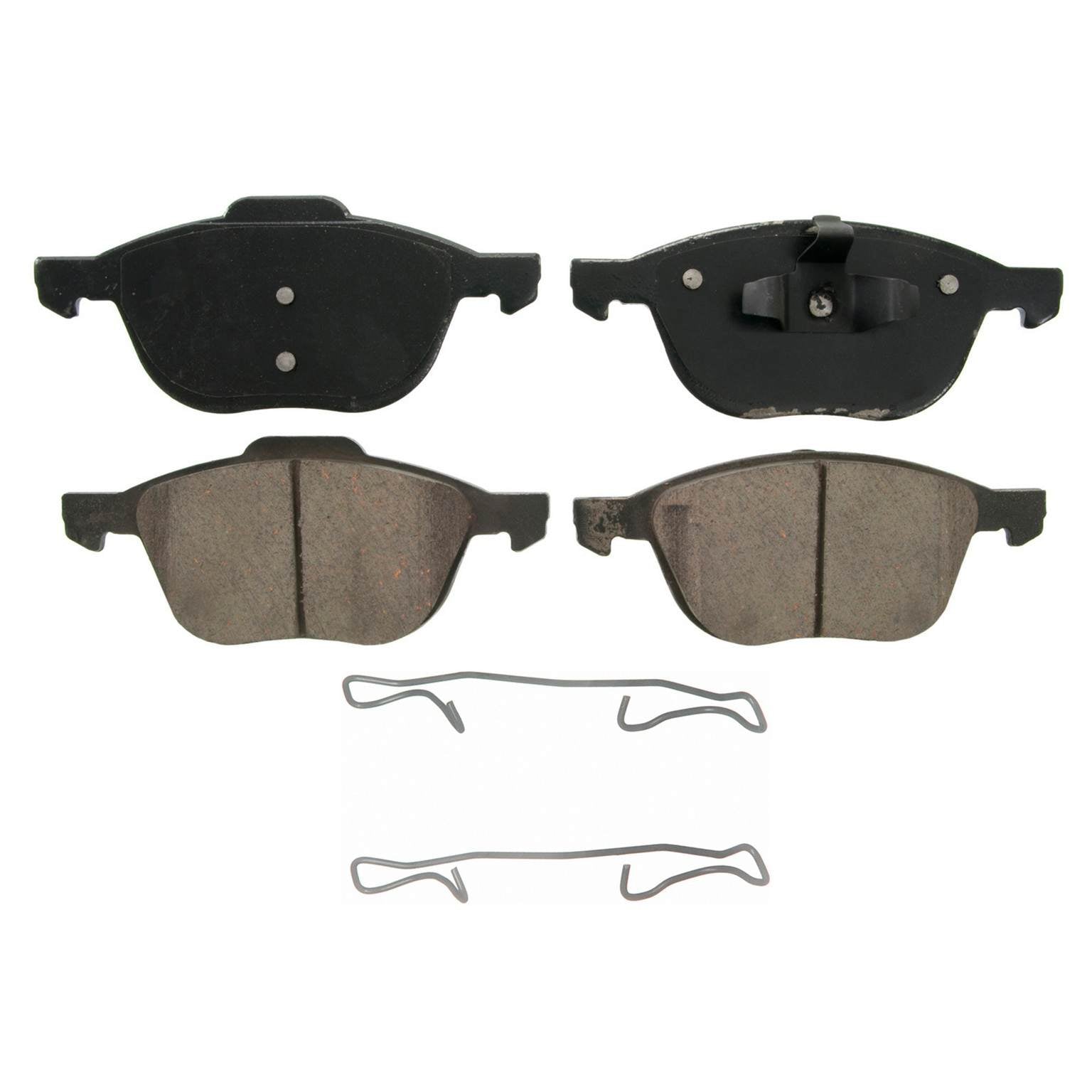 Wagner Brake Disc Brake Pad Set  top view frsport ZD1044