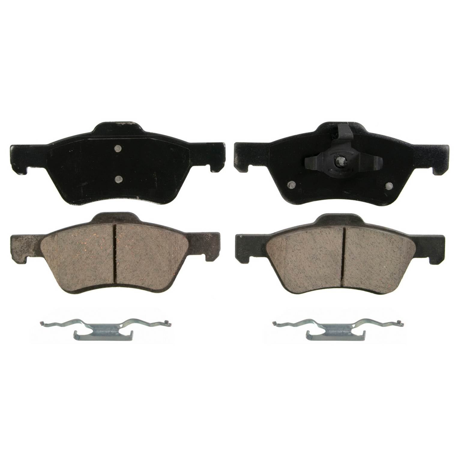 Wagner Brake Disc Brake Pad Set  top view frsport ZD1047A