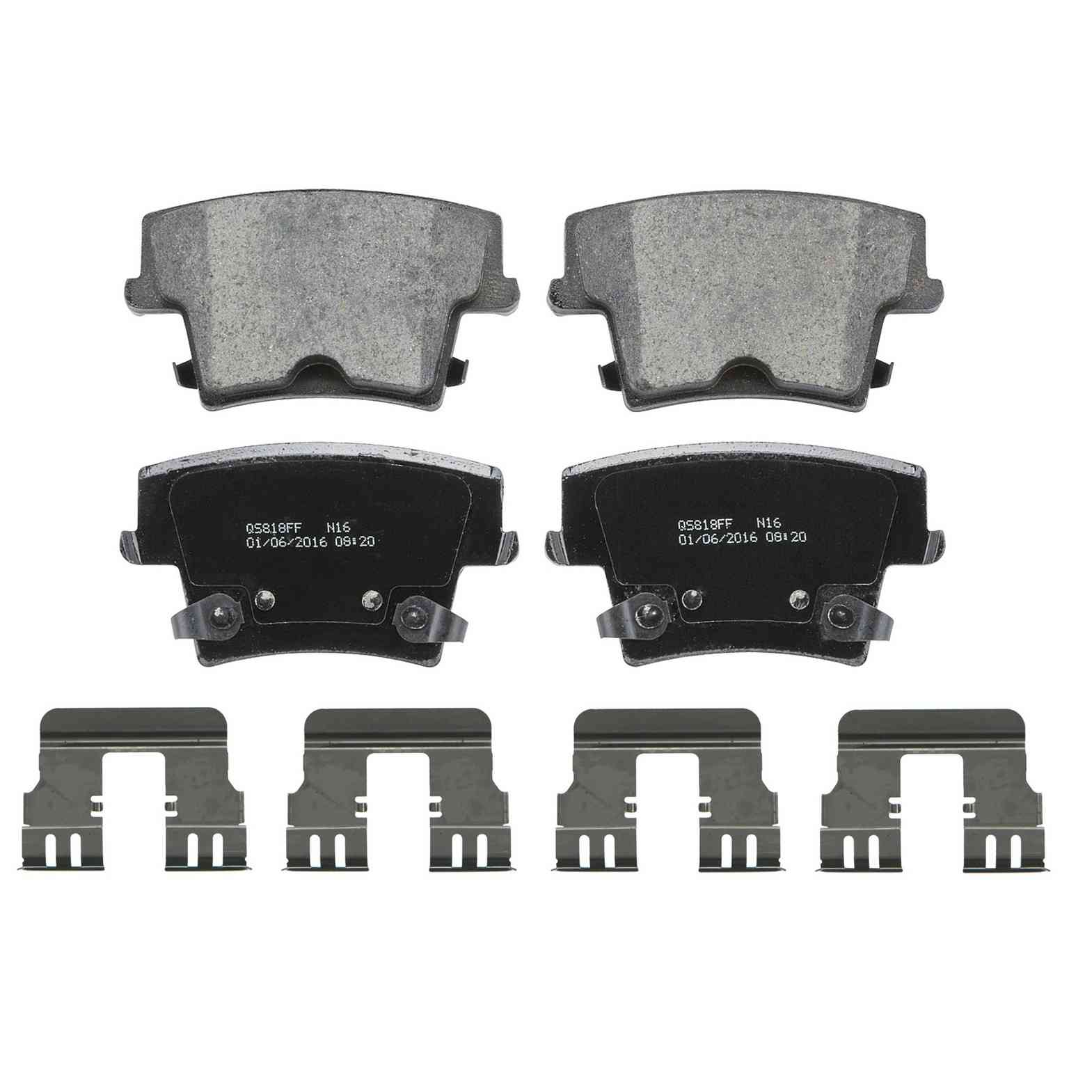 Wagner Brake Disc Brake Pad Set  top view frsport ZD1057A