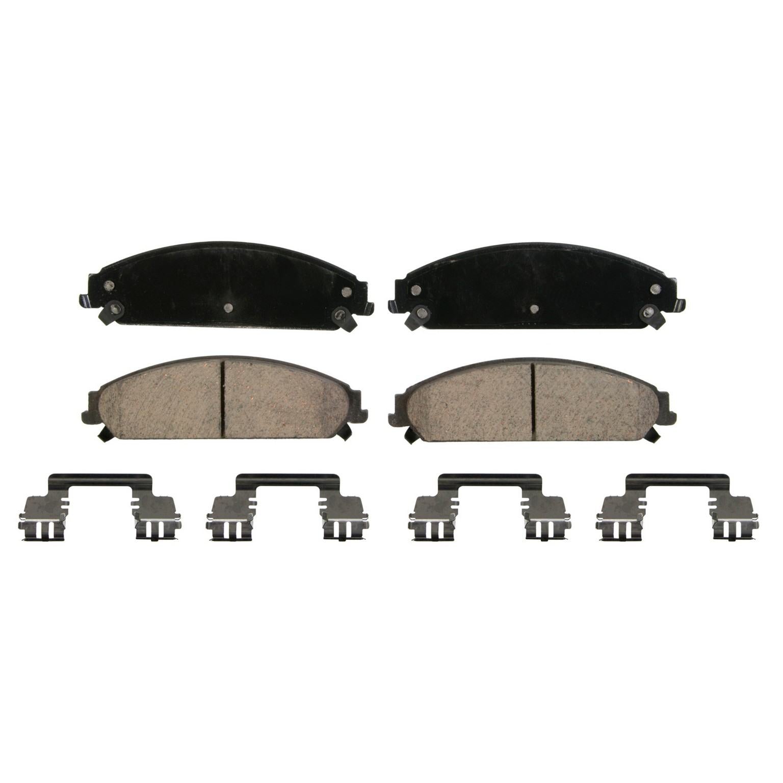 Wagner Brake Disc Brake Pad Set  top view frsport ZD1058