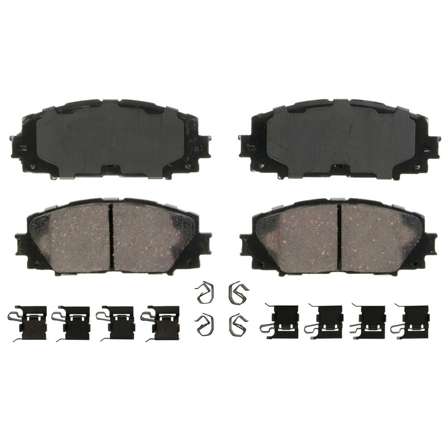 Wagner Brake Disc Brake Pad Set  top view frsport ZD1184