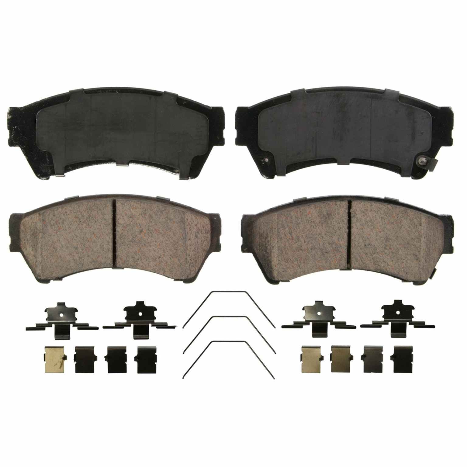 Wagner Brake Disc Brake Pad Set  top view frsport ZD1192