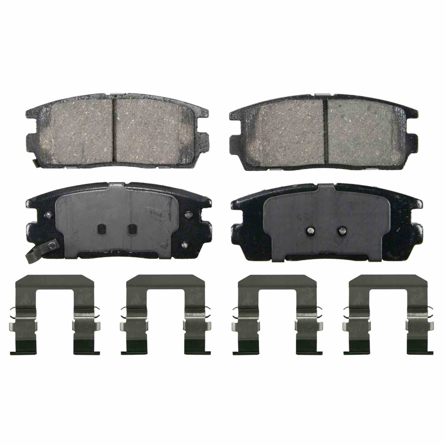 Wagner Brake Disc Brake Pad Set  top view frsport ZD1275