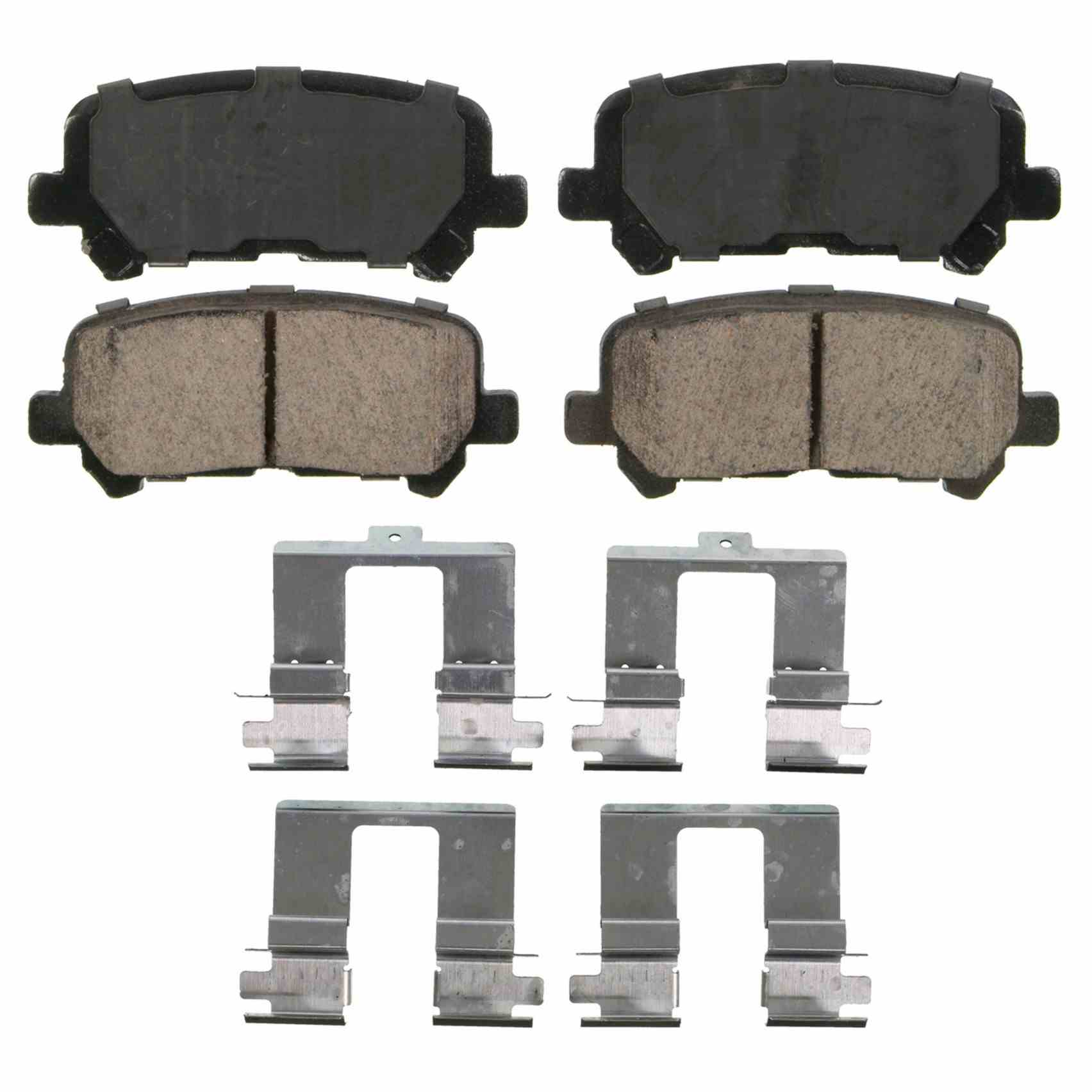 Wagner Brake Disc Brake Pad Set  top view frsport ZD1281