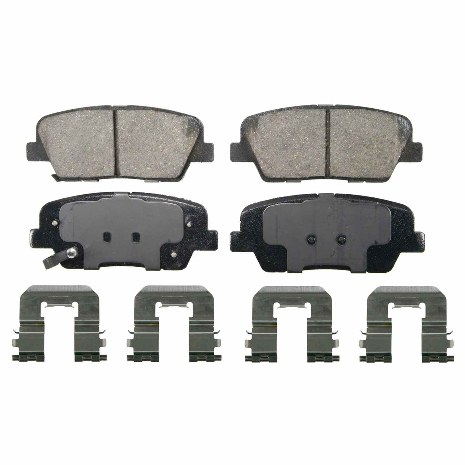 wagner brake disc brake pad set  frsport zd1284