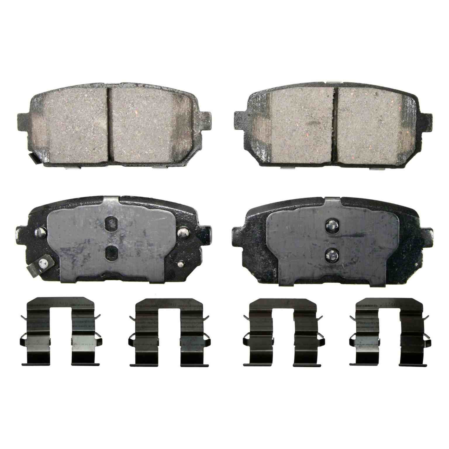 wagner brake disc brake pad set  frsport zd1296