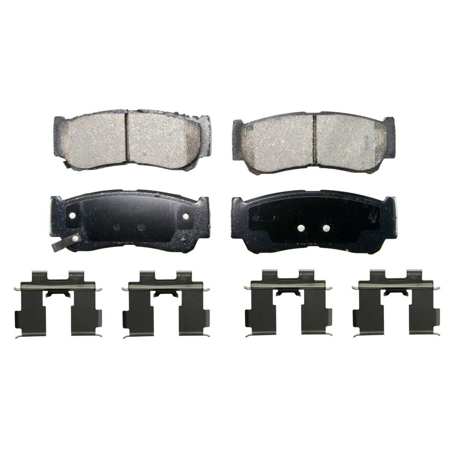 Wagner Brake Disc Brake Pad Set  top view frsport ZD1297