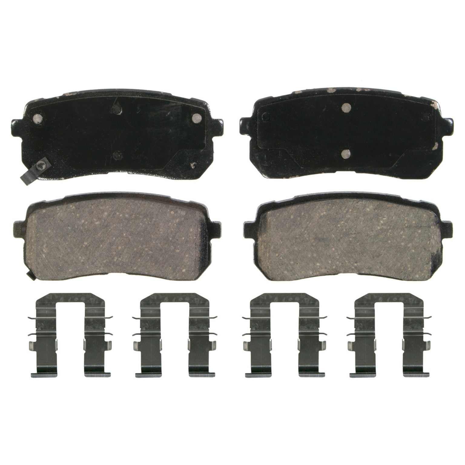 Wagner Brake Disc Brake Pad Set  top view frsport ZD1302