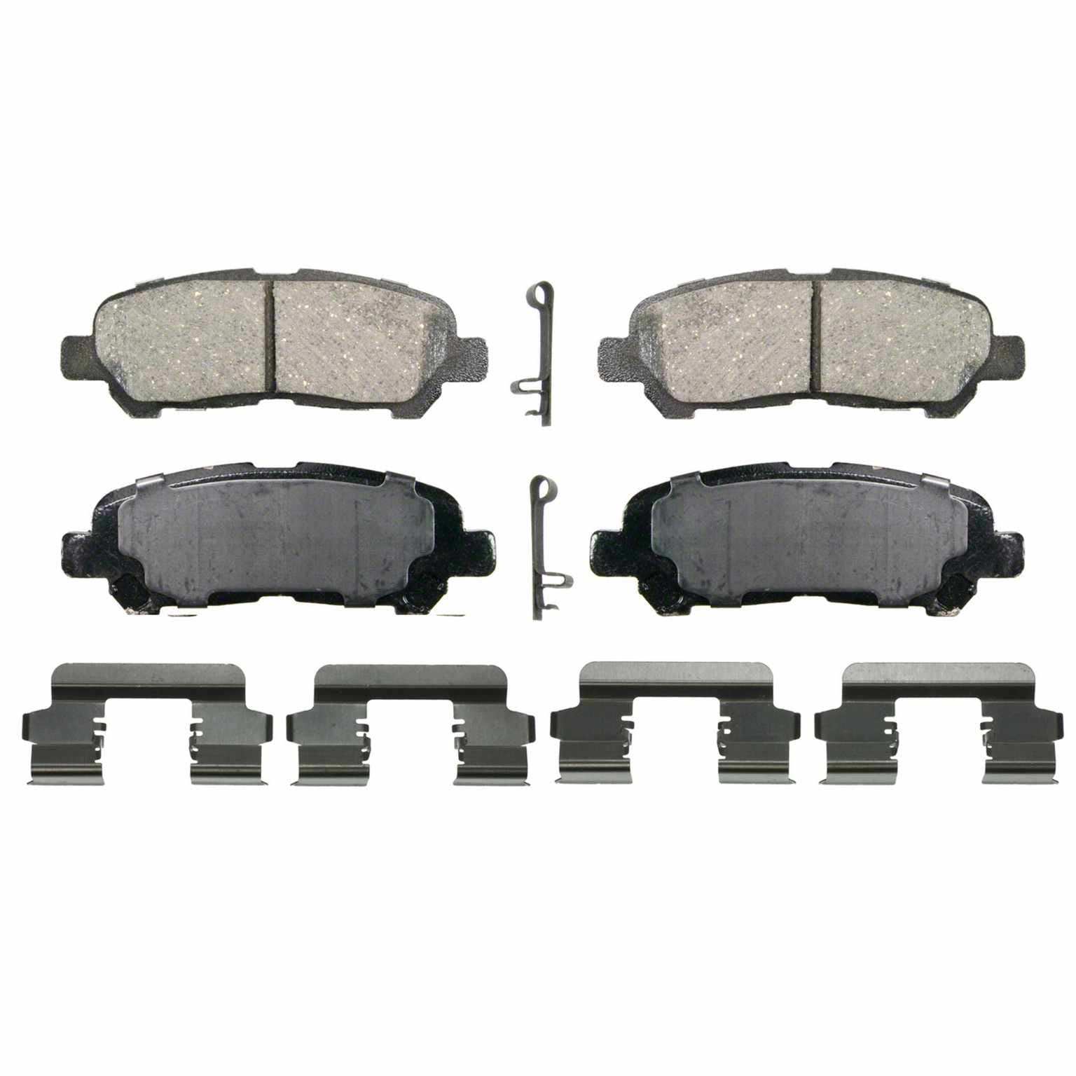 Wagner Brake Disc Brake Pad Set  top view frsport ZD1325