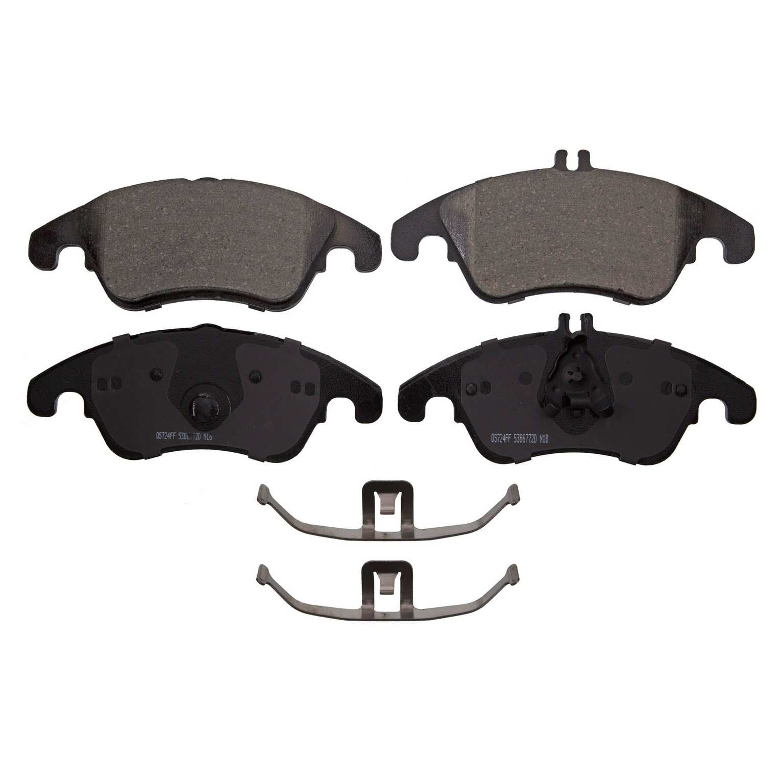 Wagner Brake Disc Brake Pad Set  top view frsport ZD1342