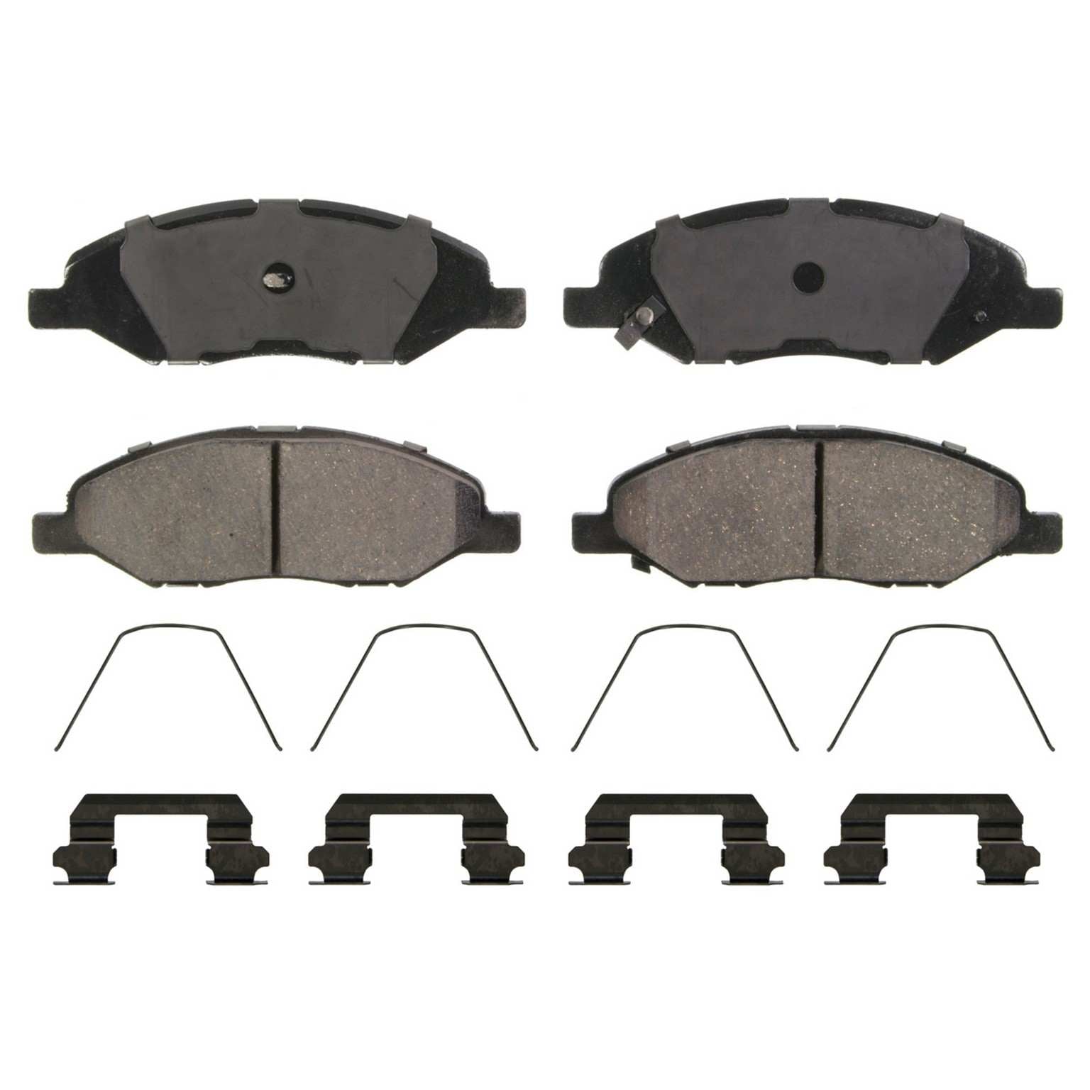 Wagner Brake Disc Brake Pad Set  top view frsport ZD1345