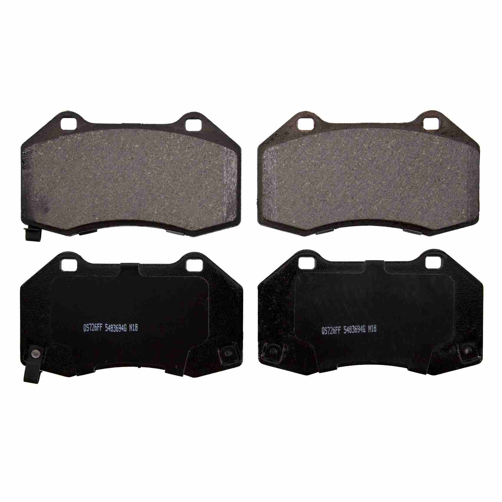 Wagner Brake Disc Brake Pad Set  top view frsport ZD1379A