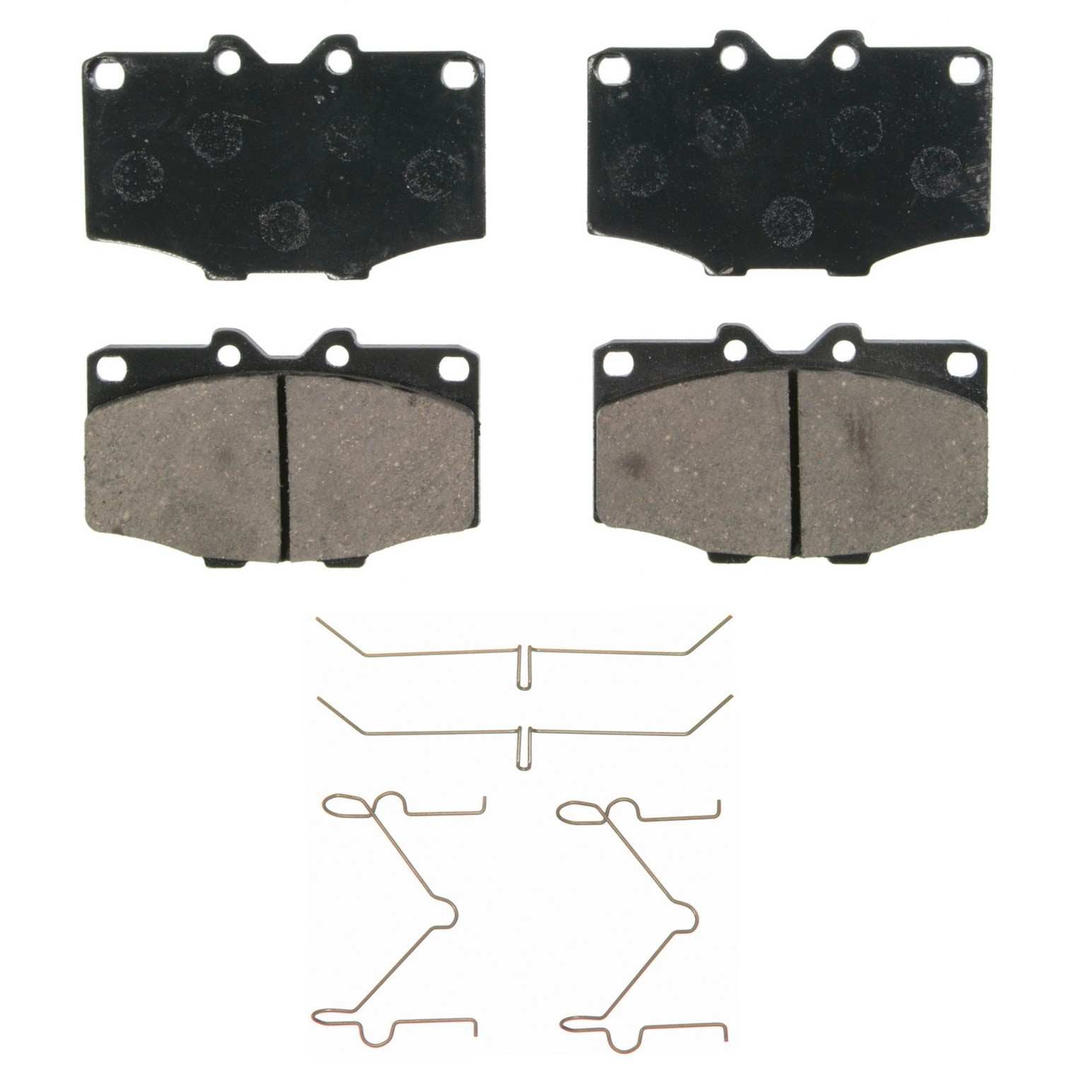 Wagner Brake Disc Brake Pad Set  top view frsport ZD137