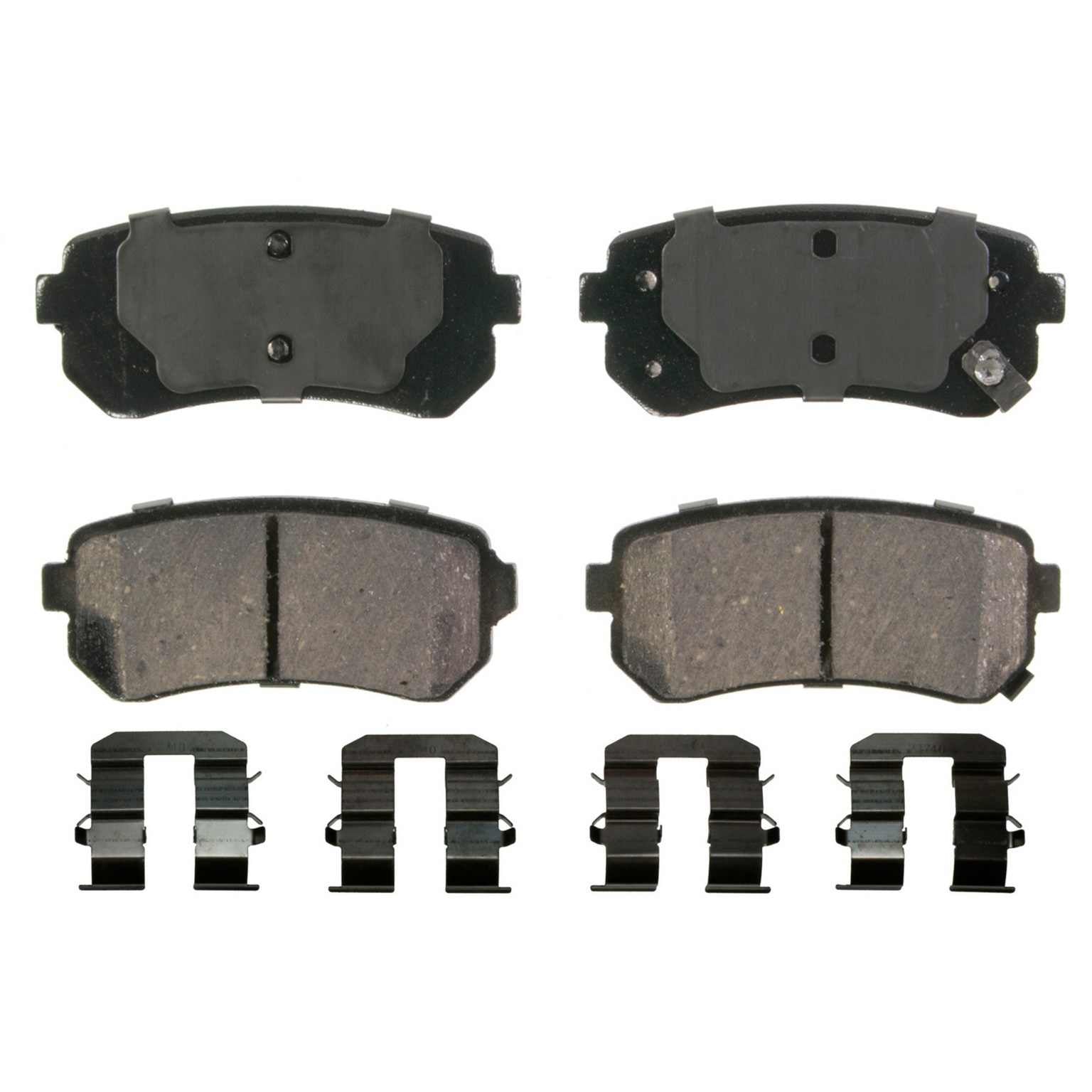 Wagner Brake Disc Brake Pad Set  top view frsport ZD1398