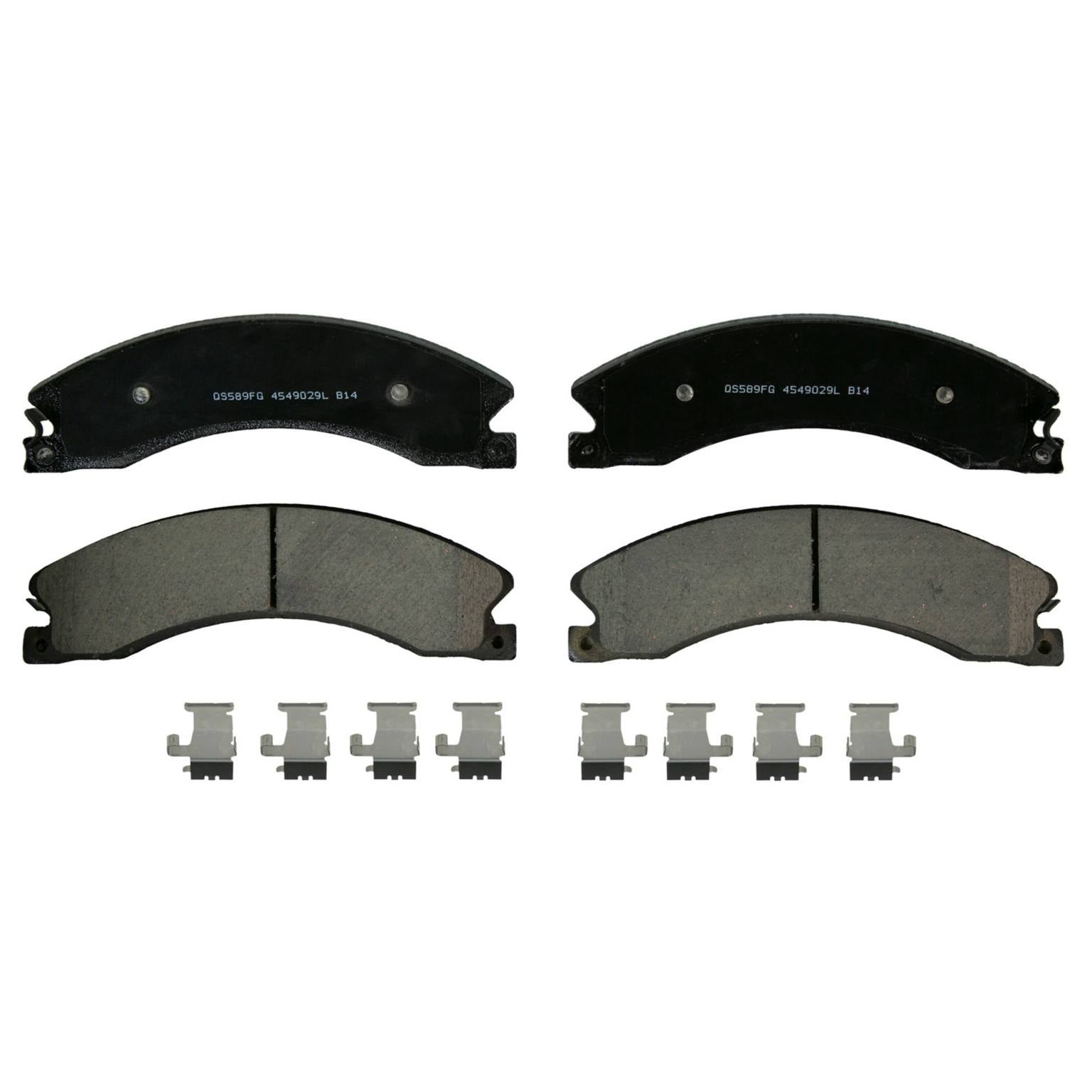 Wagner Brake Disc Brake Pad Set  top view frsport ZD1411