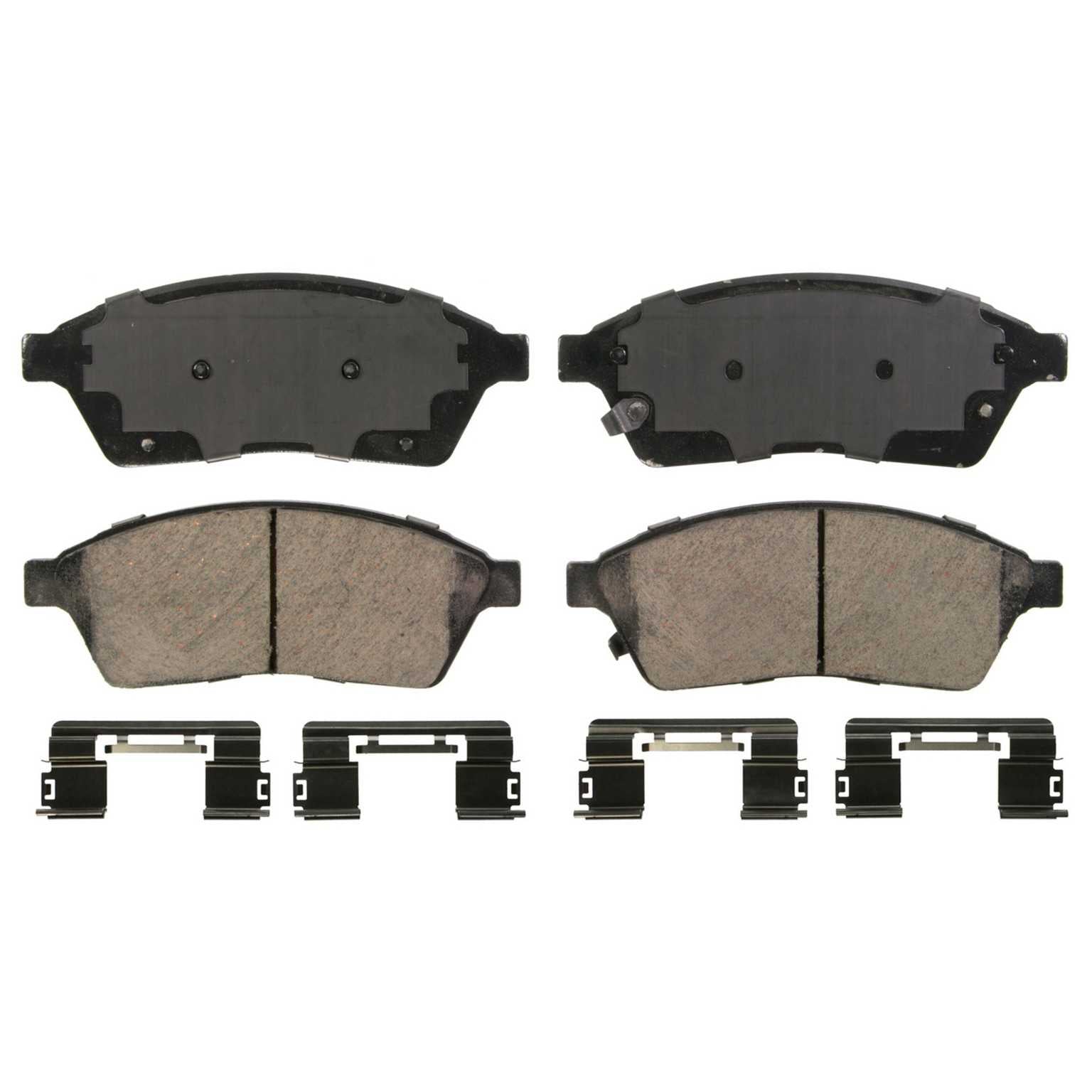 Wagner Brake Disc Brake Pad Set  top view frsport ZD1422