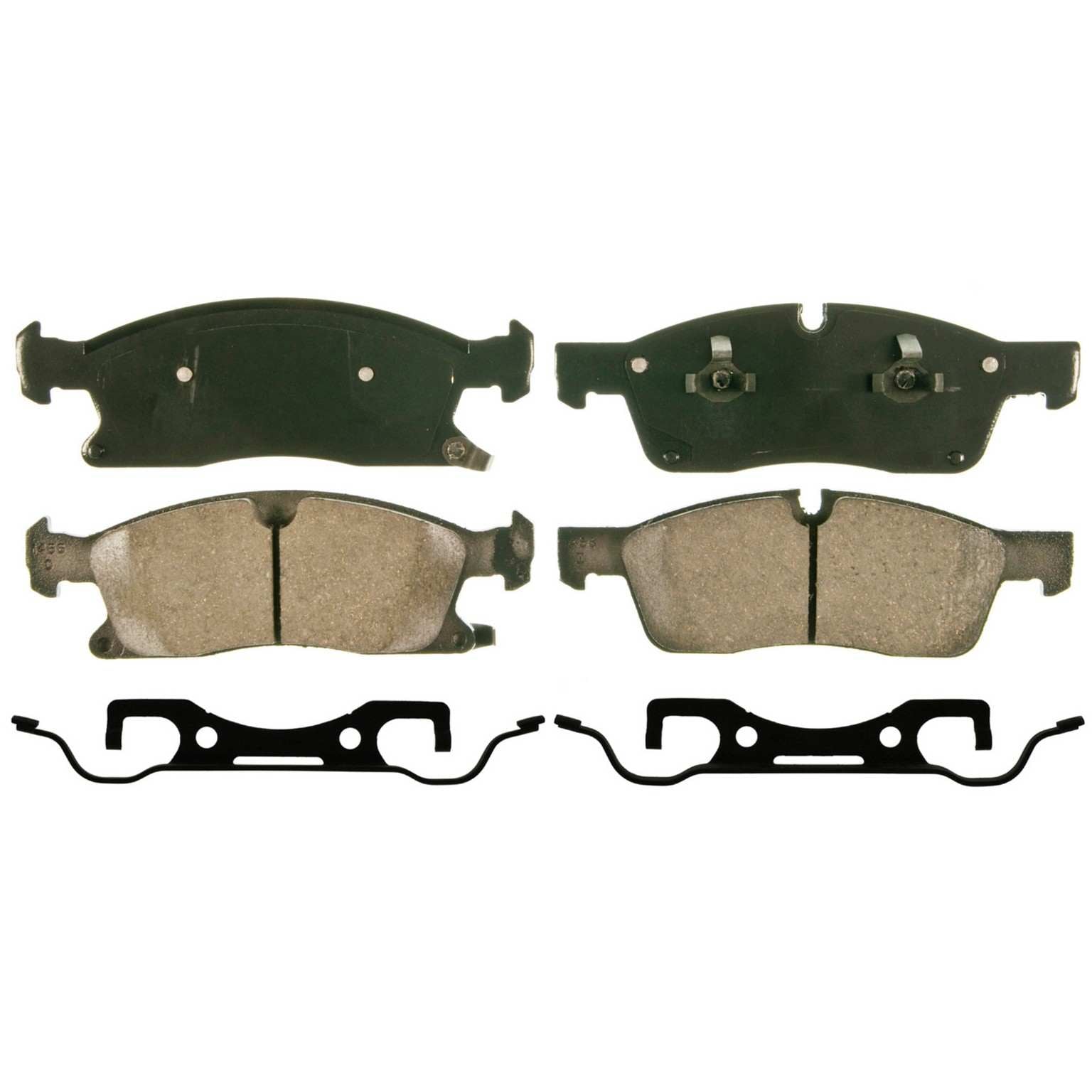 Wagner Brake Disc Brake Pad Set  top view frsport ZD1455