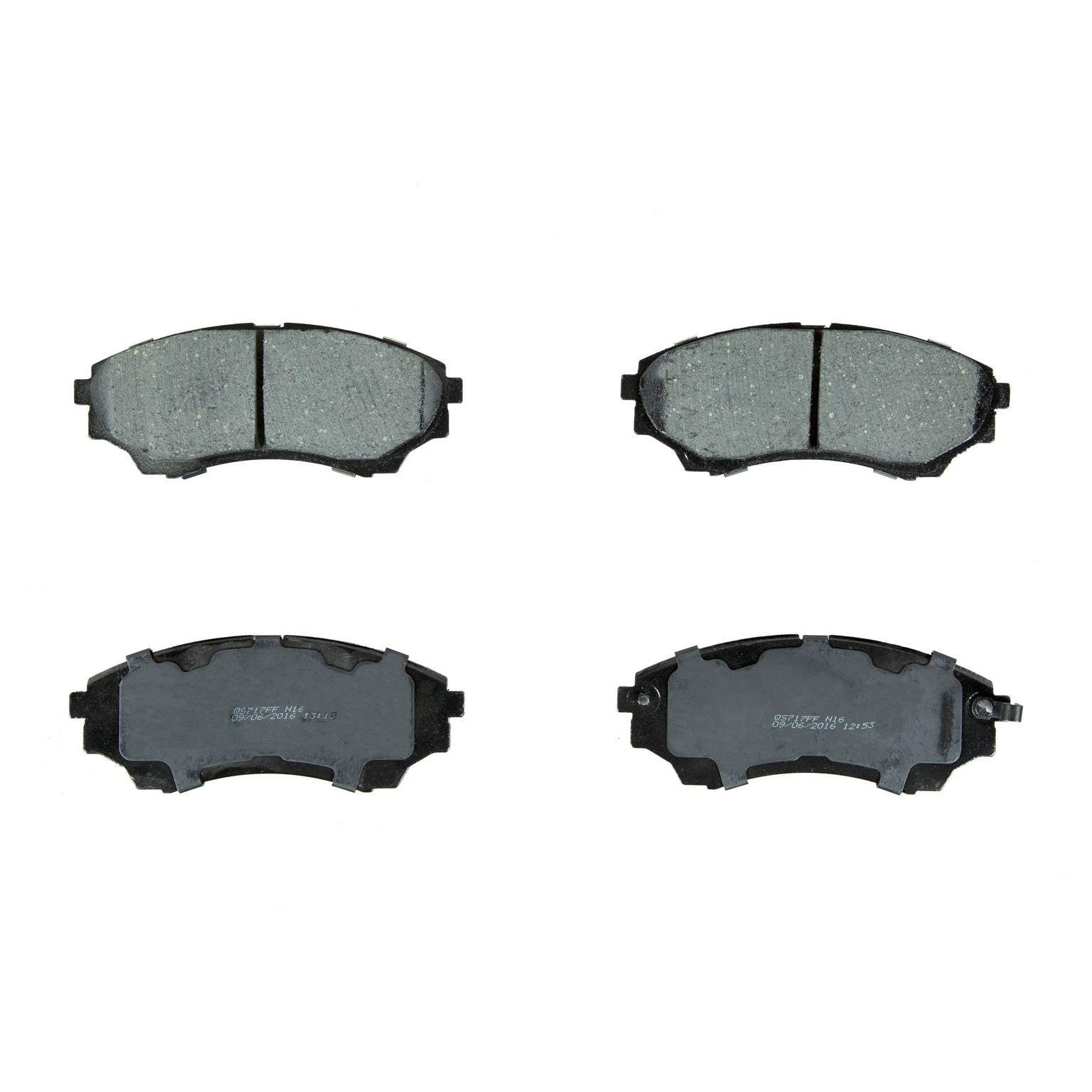 Wagner Brake Disc Brake Pad Set  top view frsport ZD1574