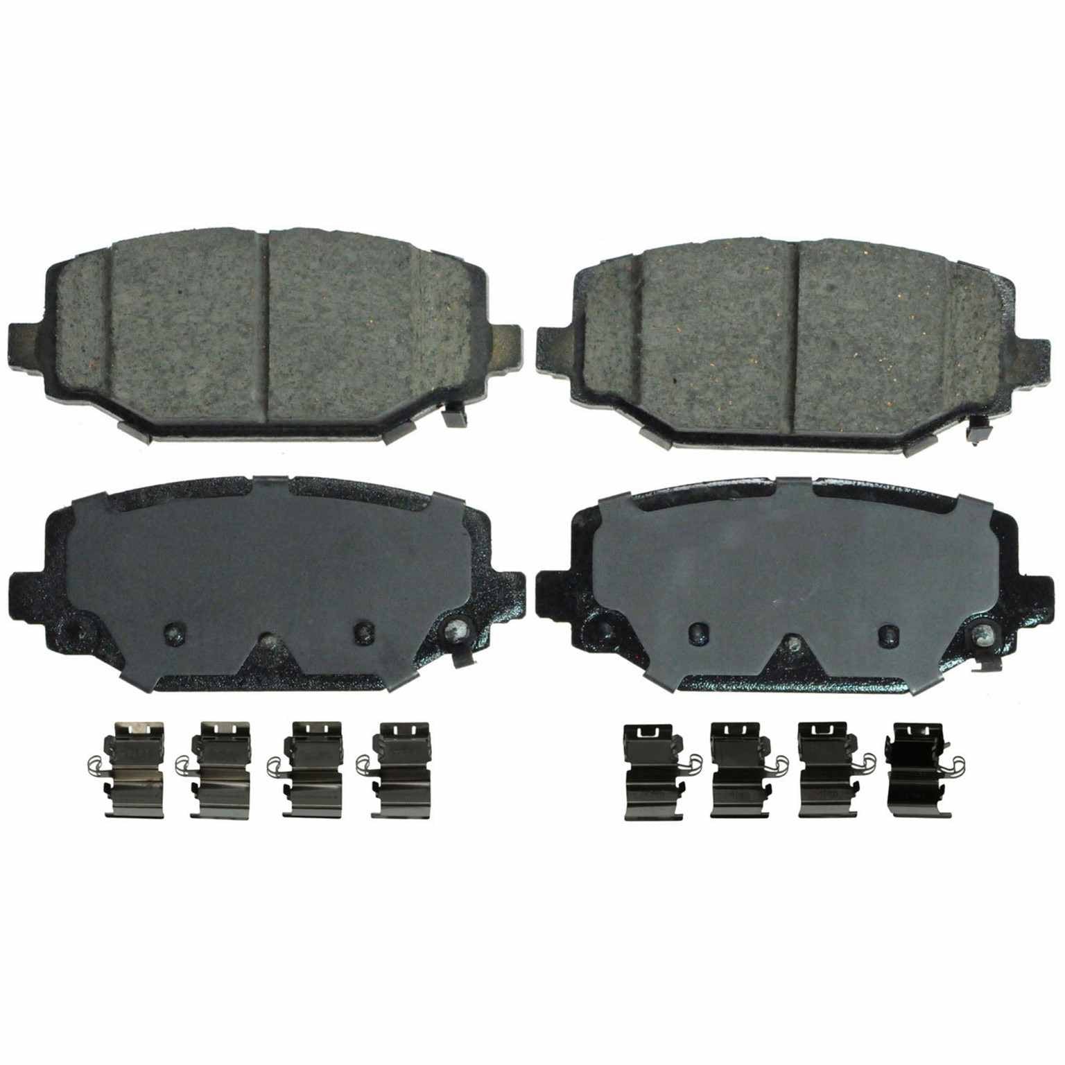 Wagner Brake Disc Brake Pad Set  top view frsport ZD1596