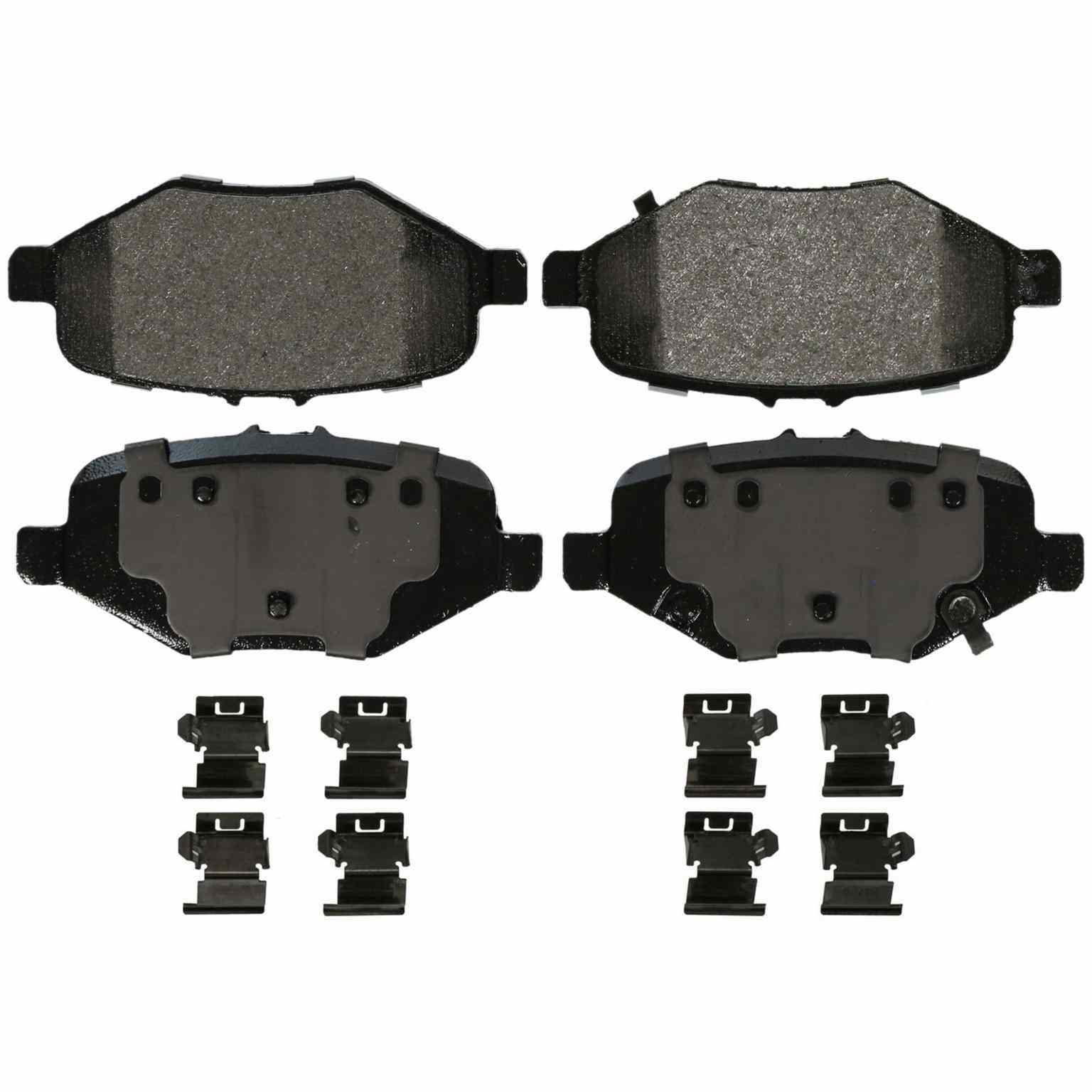 Wagner Brake Disc Brake Pad Set  top view frsport ZD1612