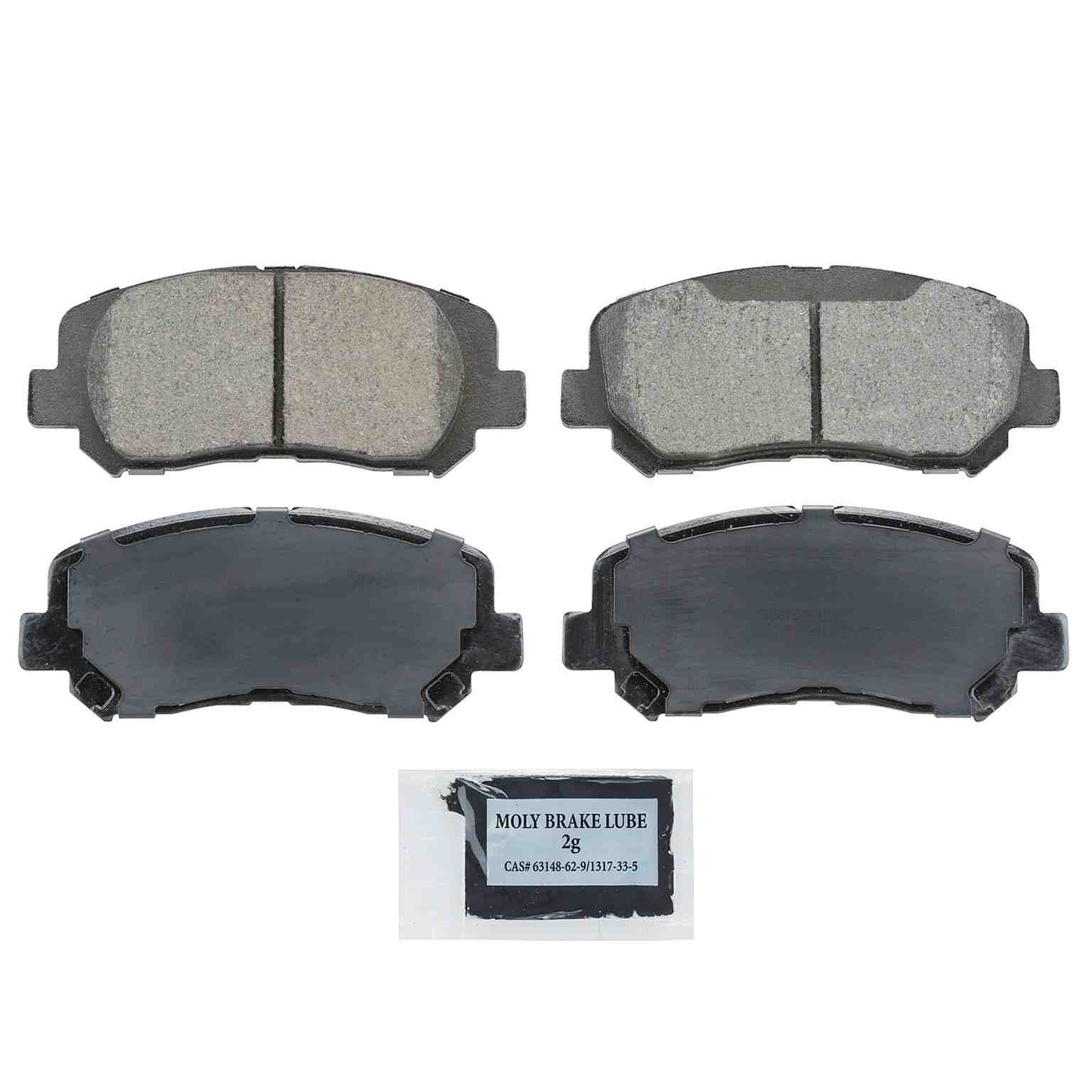 Wagner Brake Disc Brake Pad Set  top view frsport ZD1640A