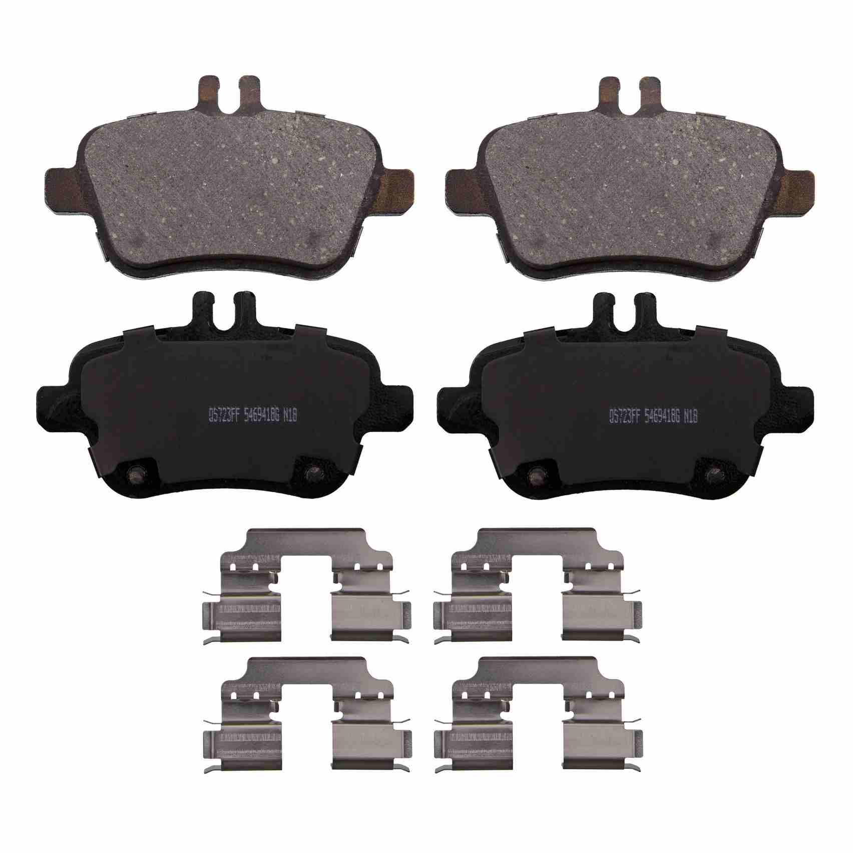 Wagner Brake Disc Brake Pad Set  top view frsport ZD1646