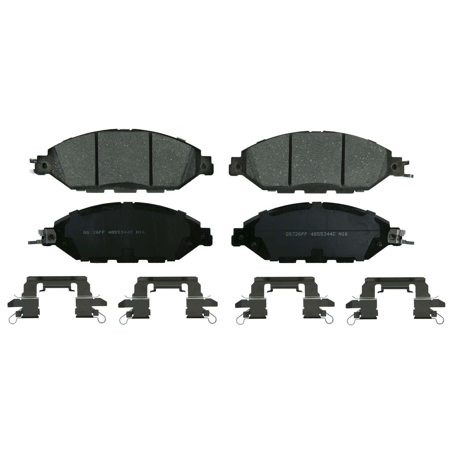 wagner brake disc brake pad set  frsport zd1649