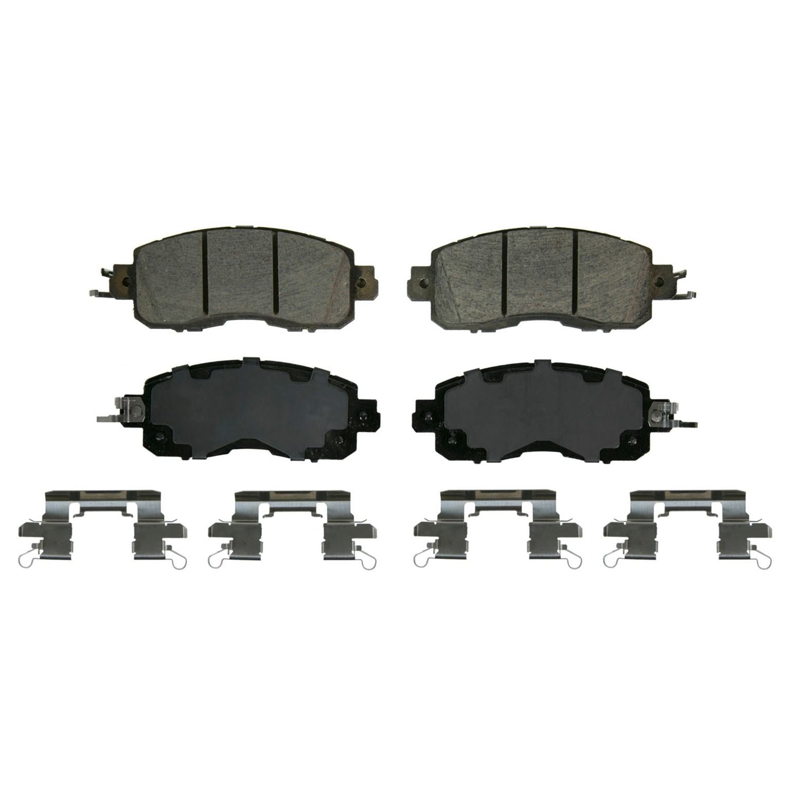 Wagner Brake Disc Brake Pad Set  top view frsport ZD1650