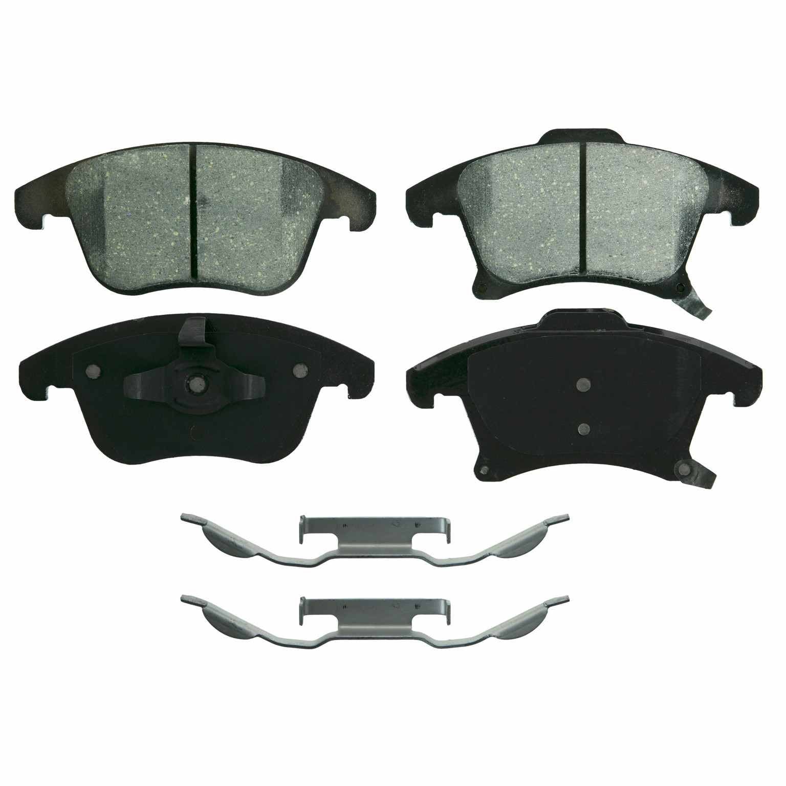 Wagner Brake Disc Brake Pad Set  top view frsport ZD1653